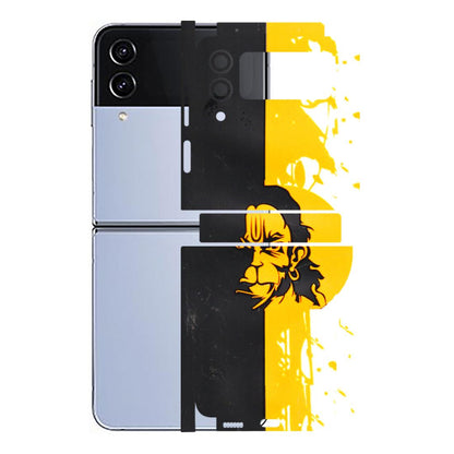 Samsung M/F/Note/Flip and C Phone Skins (All Models) - Bajrangbali - 3D Embossed Finish (L-151) Samsung Galaxy Z Flip 4