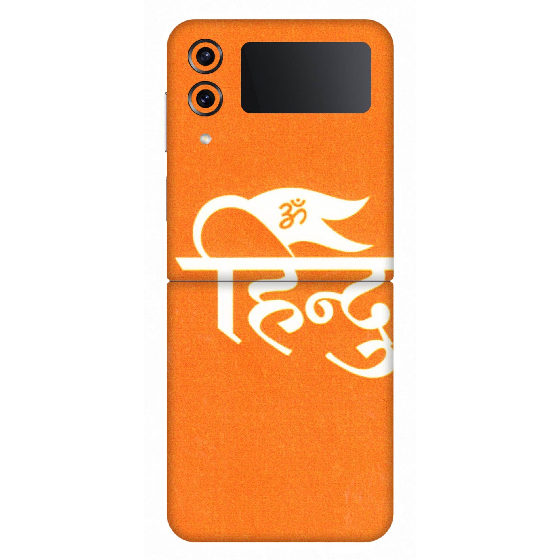 Samsung M/F/Note/Flip and C Phone Skins (All Models) - Hindu Kesari - 3D Embossed Finish (L-154) Samsung Galaxy Z Flip 4