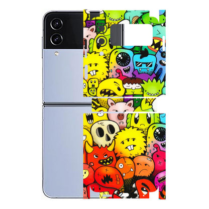Samsung M/F/Note/Flip and C Phone Skins (All Models) - Angry Funkies - 3D Embossed Finish (L-169) Samsung Galaxy Z Flip 4