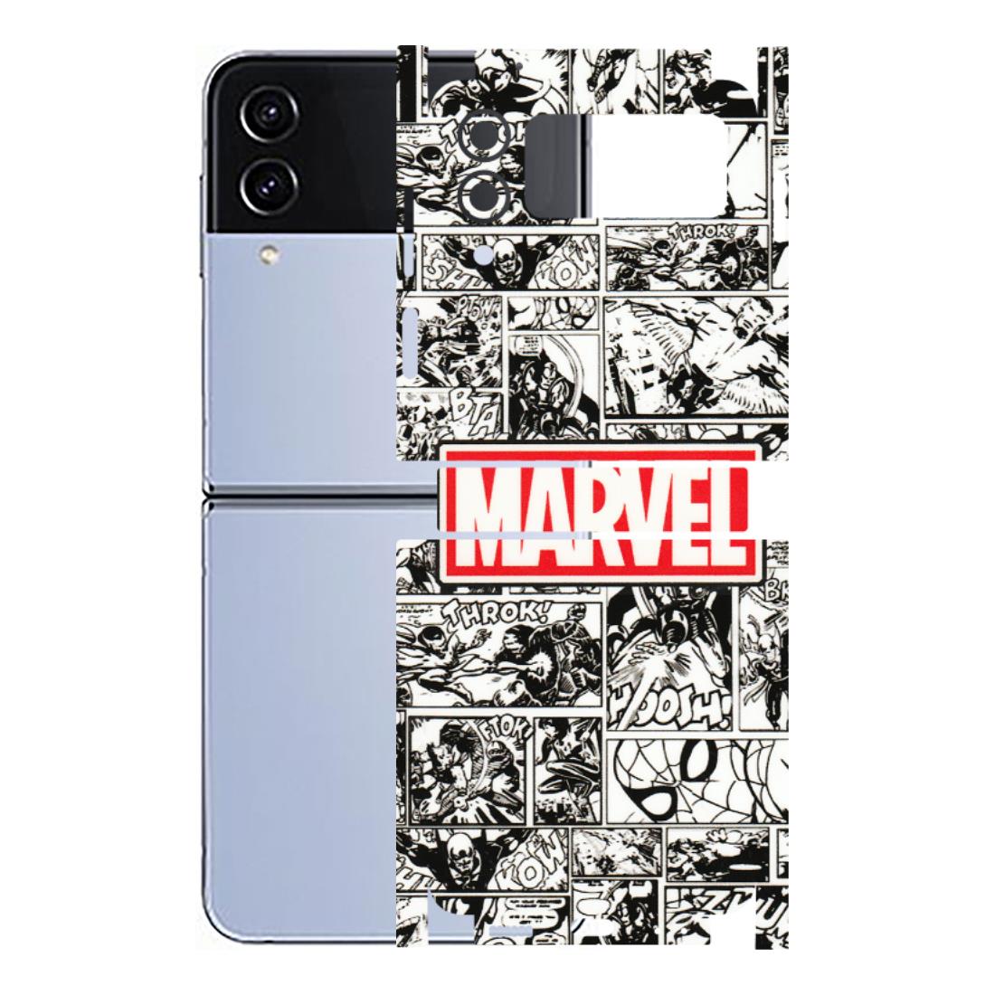 Samsung M/F/Note/Flip and C Phone Skins (All Models) - Marvel Comic - 3D Embossed Finish (L-171) Samsung Galaxy Z Flip 4