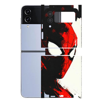 Samsung M/F/Note/Flip and C Phone Skins (All Models) - Spiderman Killer Face - 3D Embossed Finish (L-17) Samsung Galaxy Z Flip 4