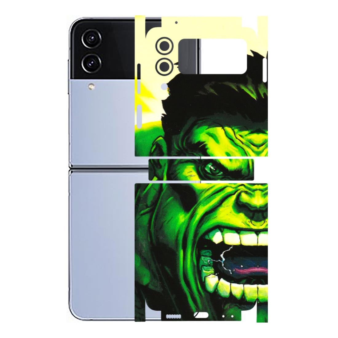 Samsung M/F/Note/Flip and C Phone Skins (All Models) - Hulk - 3D Embossed Finish (L-180) Samsung Galaxy Z Flip 4
