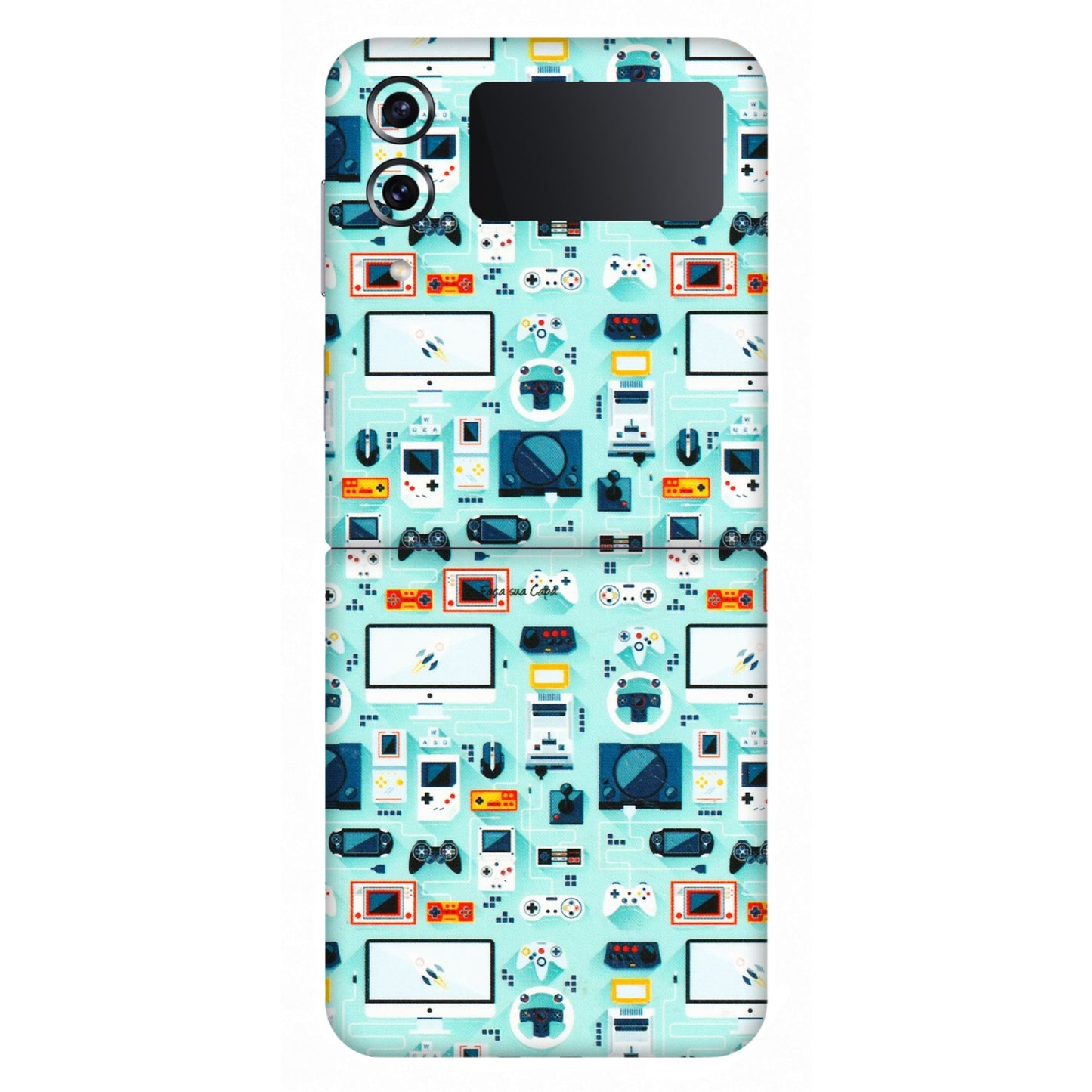Samsung M/F/Note/Flip and C Phone Skins (All Models) - Gadgets Doodle - 3D Embossed Finish (L-184) Samsung Galaxy Z Flip 4