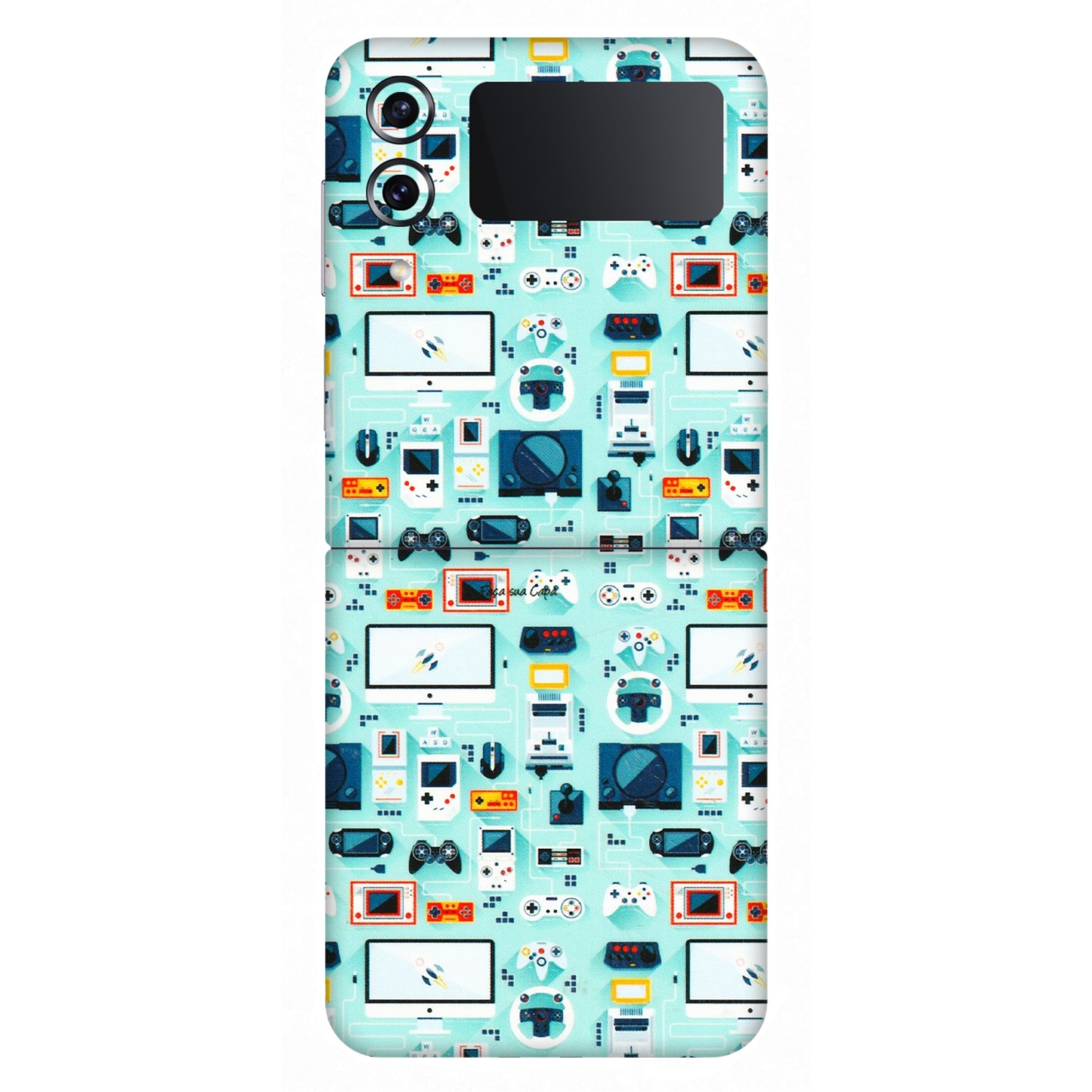 Samsung M/F/Note/Flip and C Phone Skins (All Models) - Gadgets Doodle - 3D Embossed Finish (L-184) Samsung Galaxy Z Flip 4