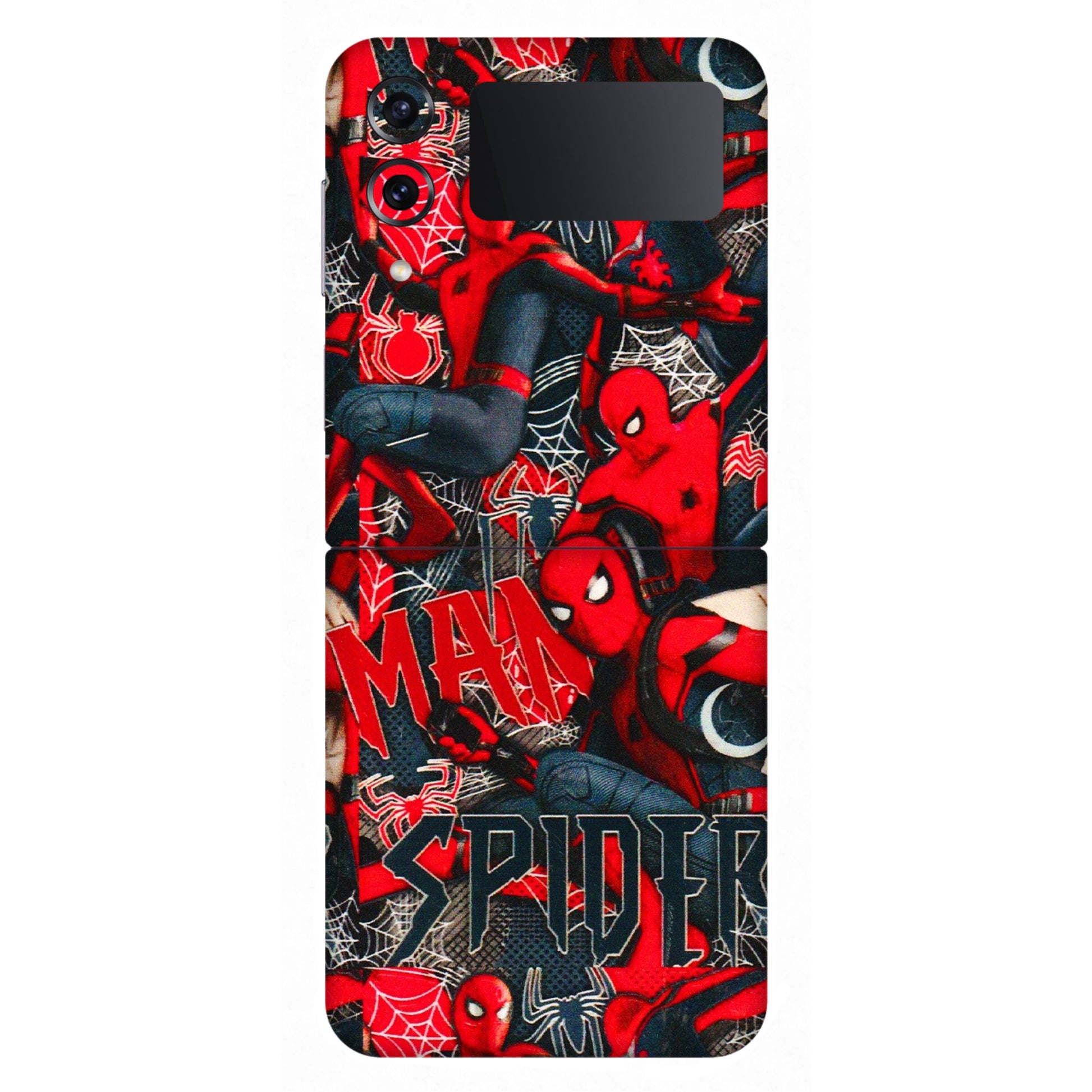 Samsung M/F/Note/Flip and C Phone Skins (All Models) - SpiderMan Cool - 3D Embossed Finish (L-188) Samsung Galaxy Z Flip 4