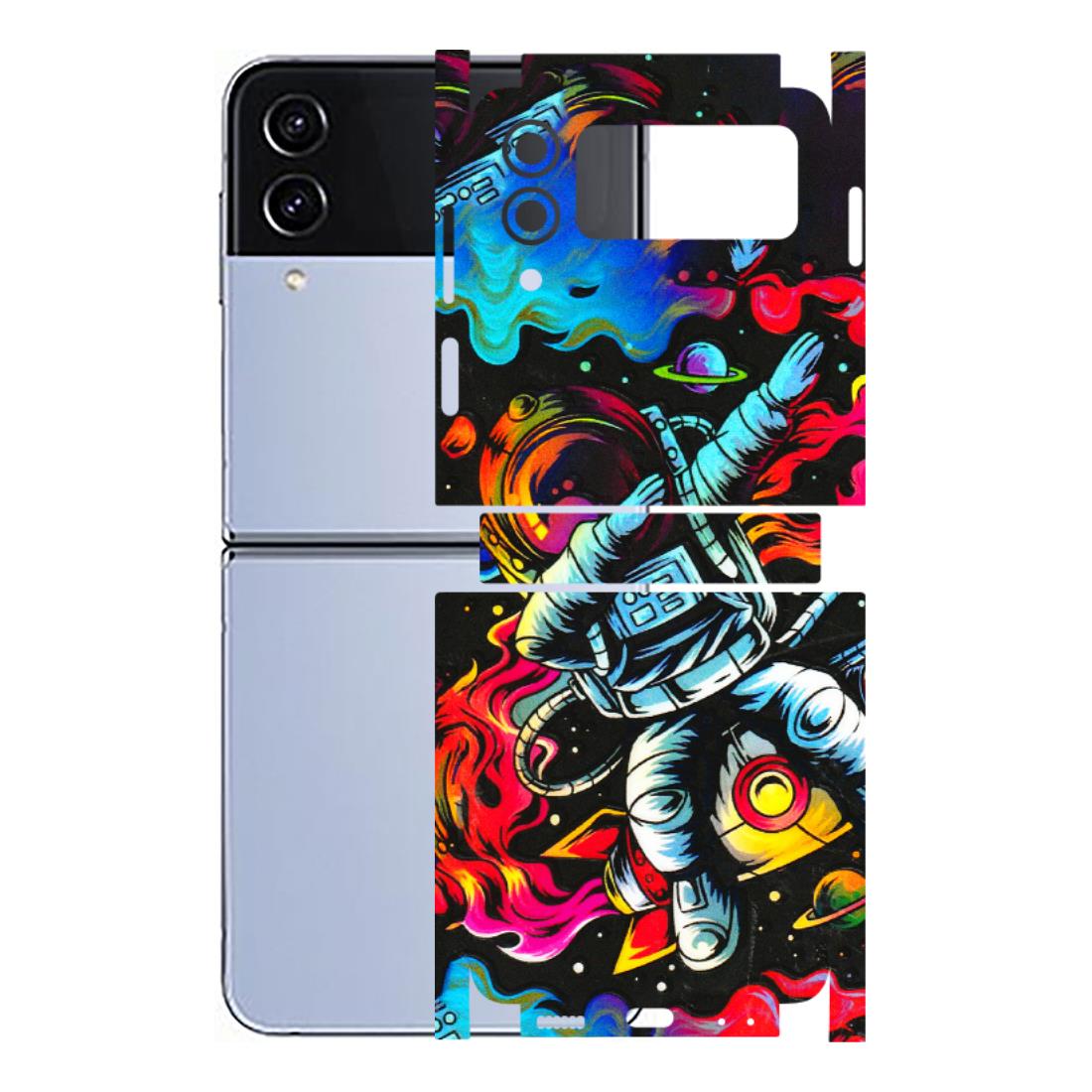 Samsung M/F/Note/Flip and C Phone Skins (All Models) - Astronaut Dope - 3D Embossed Finish (L-191) Samsung Galaxy Z Flip 4