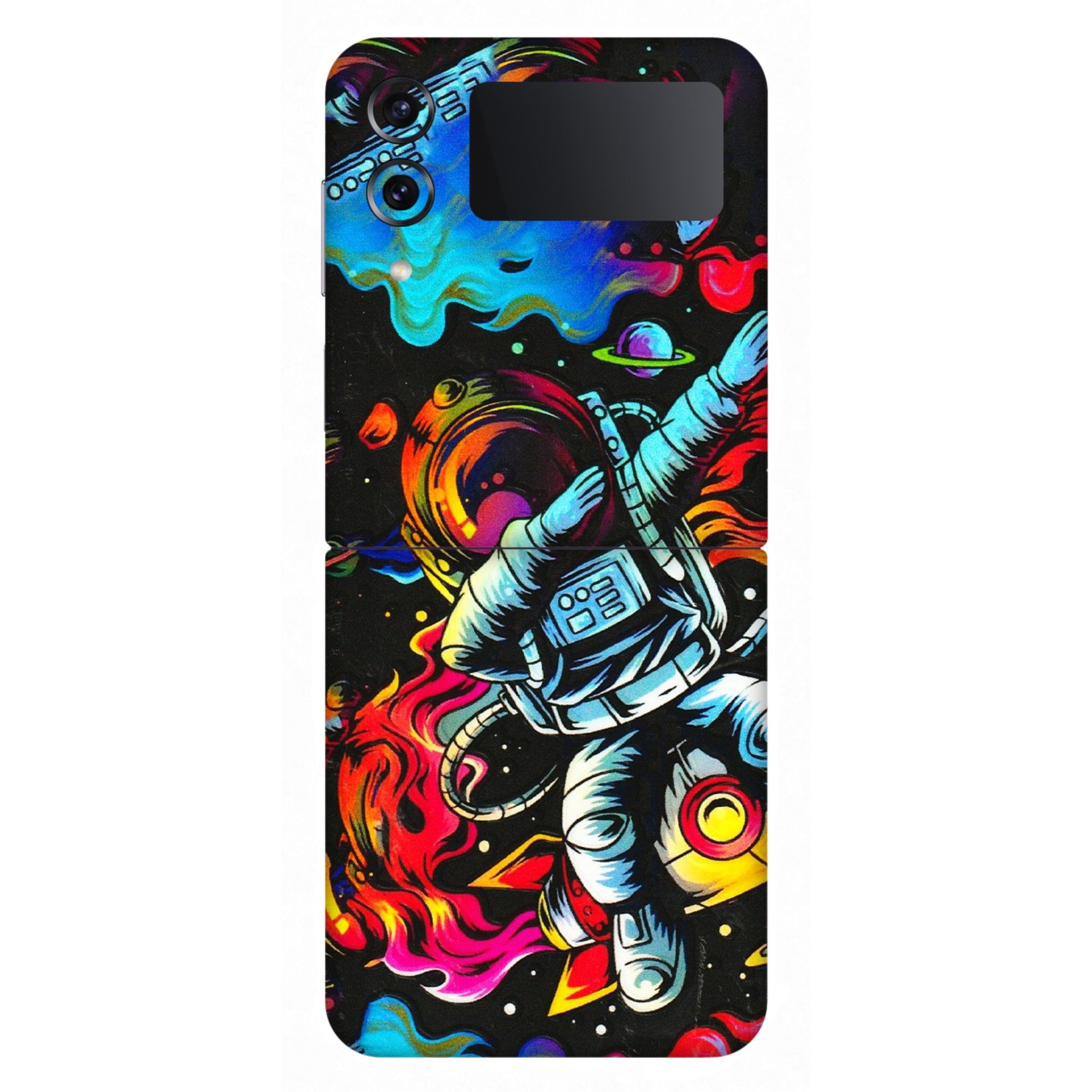 Samsung M/F/Note/Flip and C Phone Skins (All Models) - Astronaut Dope - 3D Embossed Finish (L-191) Samsung Galaxy Z Flip 4
