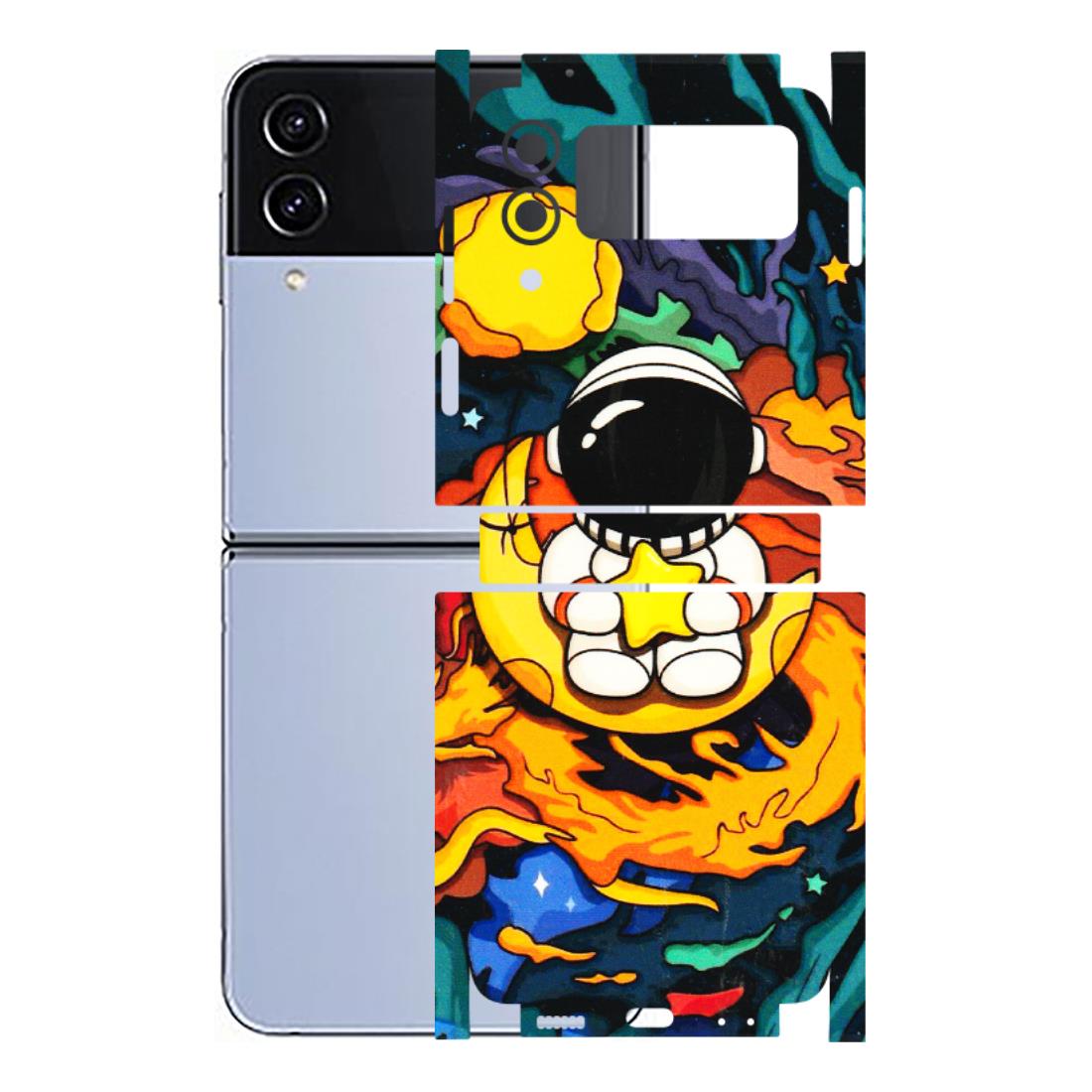 Samsung M/F/Note/Flip and C Phone Skins (All Models) - Baby Astronaut - 3D Embossed Finish (L-197) Samsung Galaxy Z Flip 4