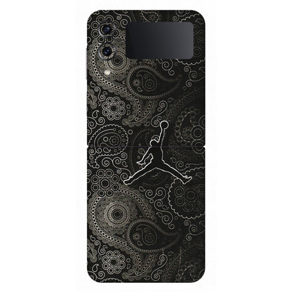Samsung M/F/Note/Flip and C Phone Skins (All Models) - Basketball Player Artwork - 3D Embossed Finish (L-215) Samsung Galaxy Z Flip 4
