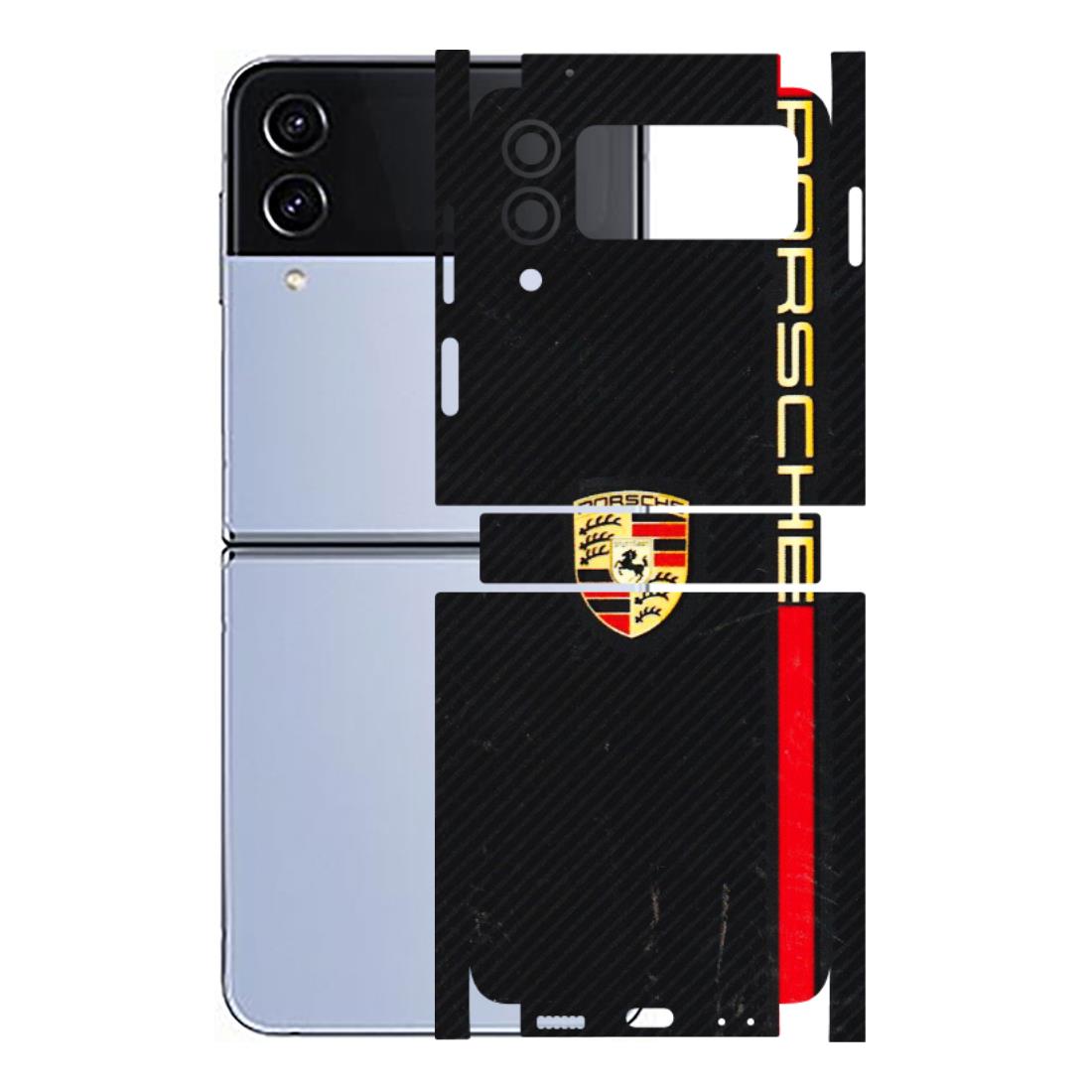 Samsung M/F/Note/Flip and C Phone Skins (All Models) - Premium Porsche - 3D Embossed Finish (L-225) Samsung Galaxy Z Flip 4