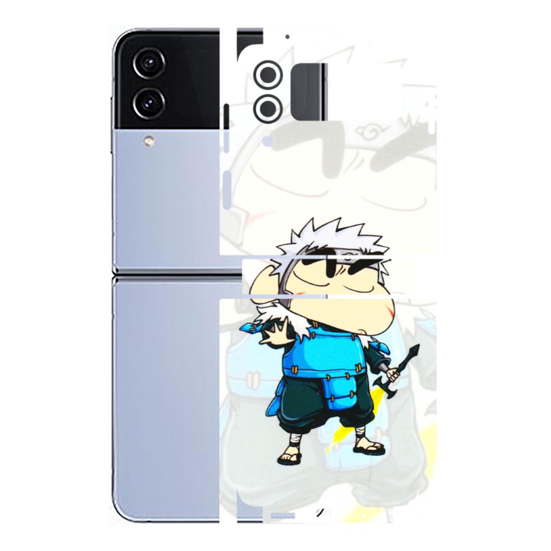 Samsung M/F/Note/Flip and C Phone Skins (All Models) - Angry Young Shinchan - 3D Embossed Finish (L-226) Samsung Galaxy Z Flip 4