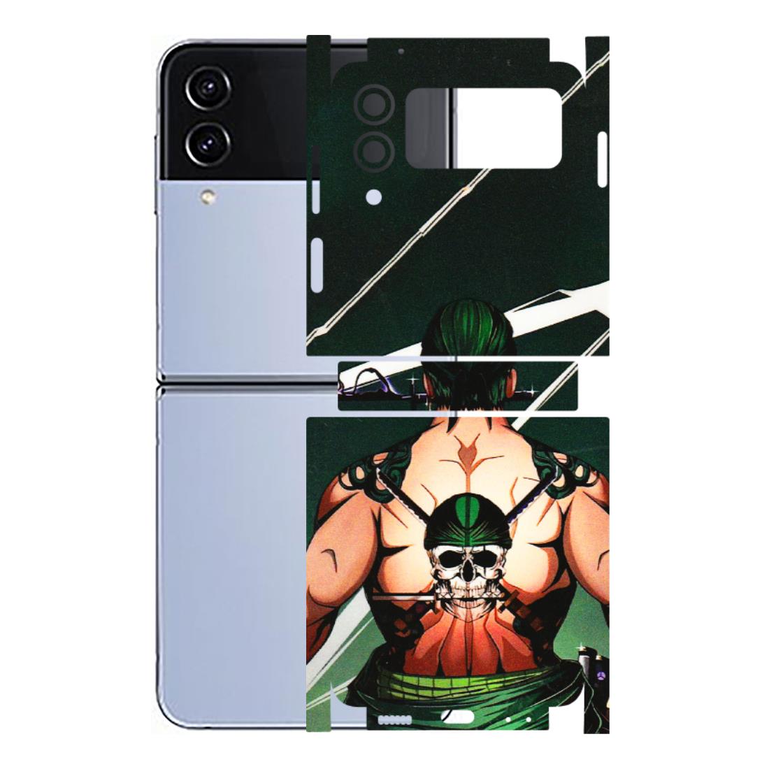Samsung M/F/Note/Flip and C Phone Skins (All Models) - Zoro Anime - 3D Embossed Finish (L-23) Samsung Galaxy Z Flip 4