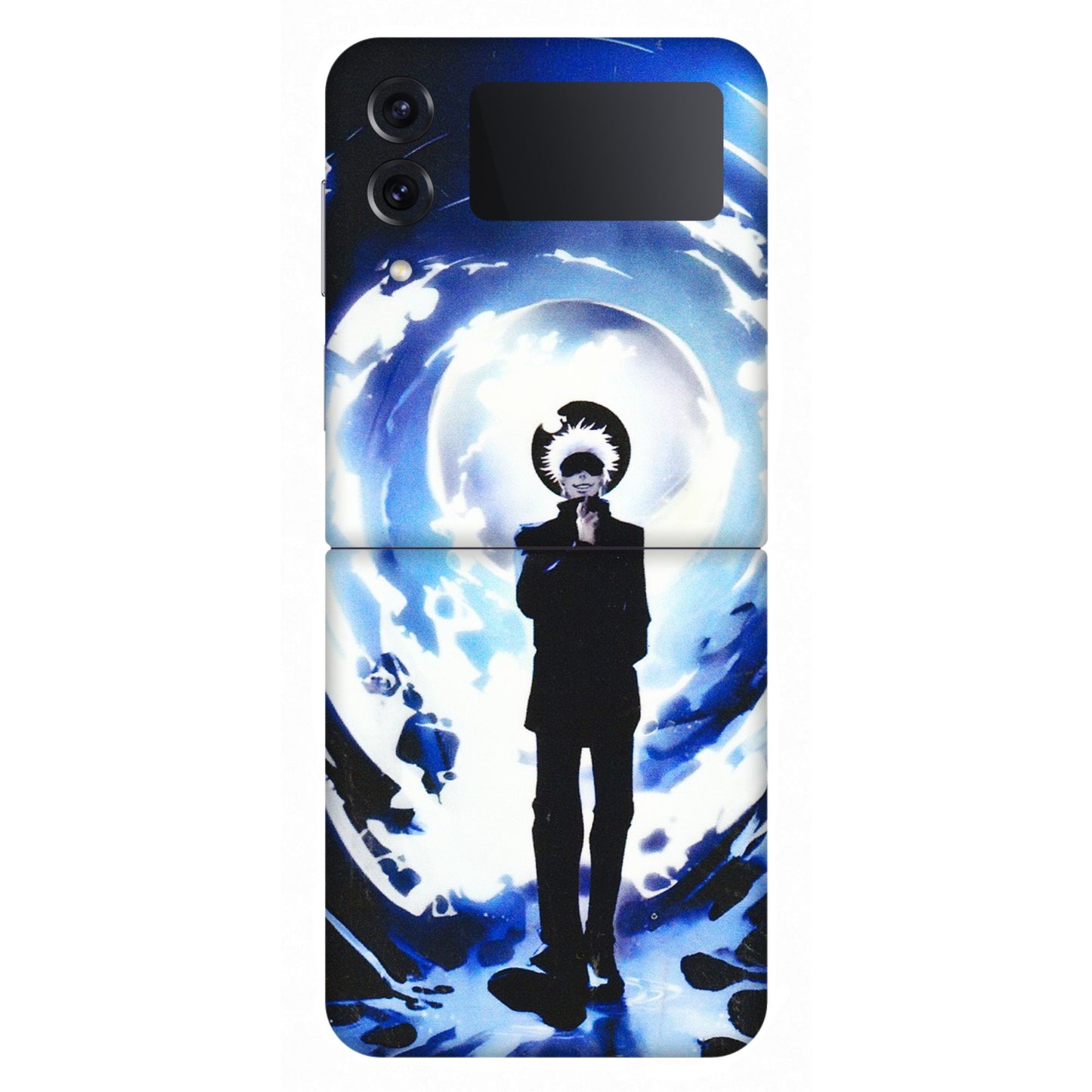 Samsung M/F/Note/Flip and C Phone Skins (All Models) - Satoru Gojo Dark Blue - 3D Embossed Finish (L-235) Samsung Galaxy Z Flip 4