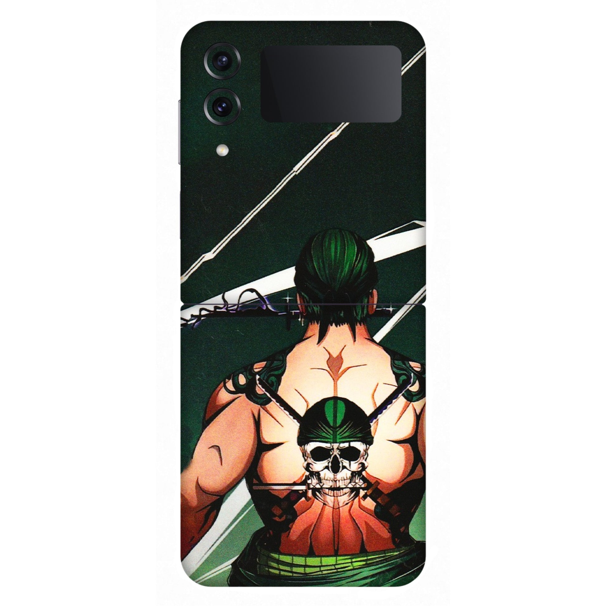 Samsung M/F/Note/Flip and C Phone Skins (All Models) - Zoro Anime - 3D Embossed Finish (L-23) Samsung Galaxy Z Flip 4