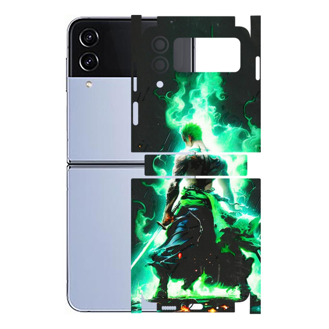 Samsung M/F/Note/Flip and C Phone Skins (All Models) - Zoro Sword - 3D Embossed Finish (L-241) Samsung Galaxy Z Flip 4