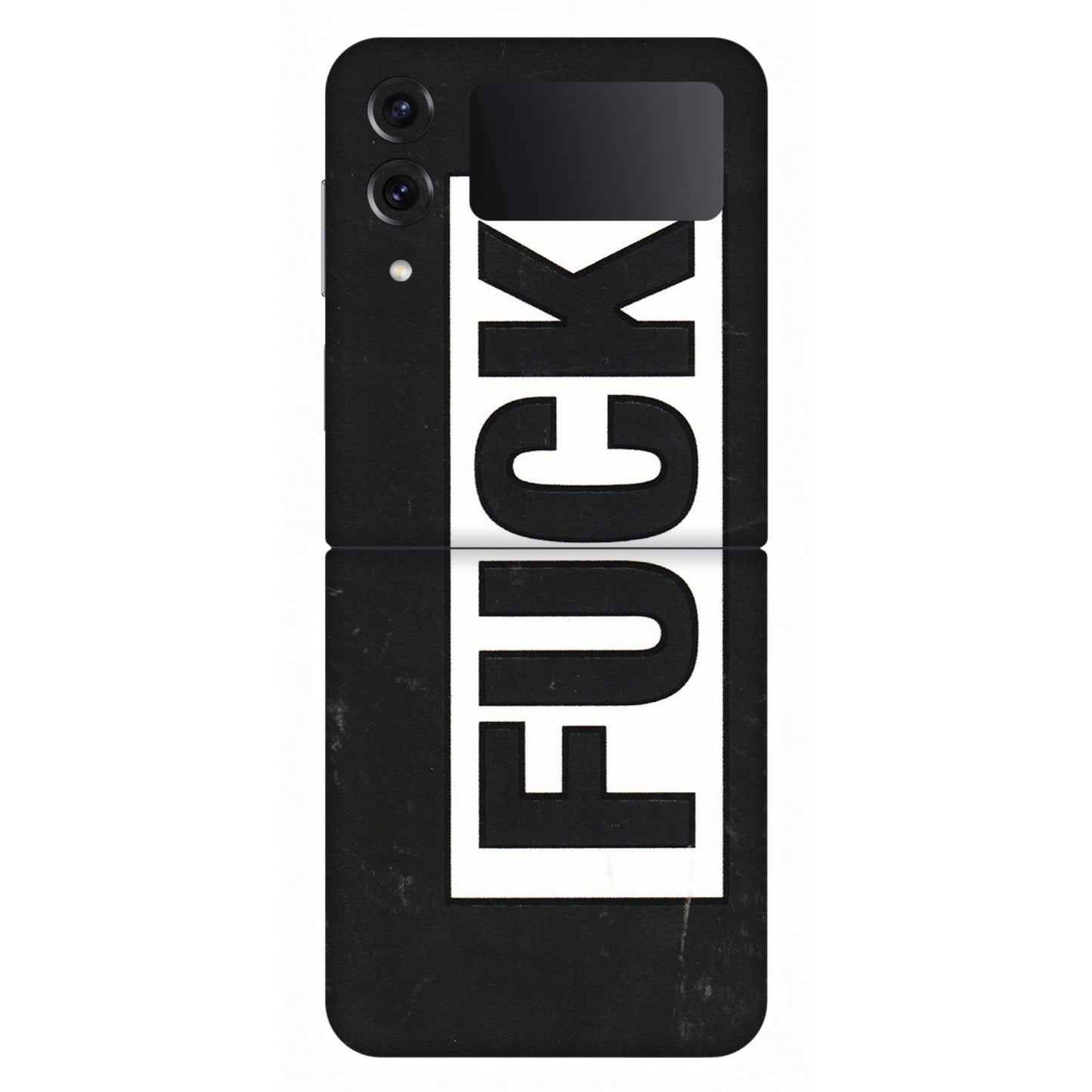 Samsung M/F/Note/Flip and C Phone Skins (All Models) - The F Word - 3D Embossed Finish (L-255) Samsung Galaxy Z Flip 4