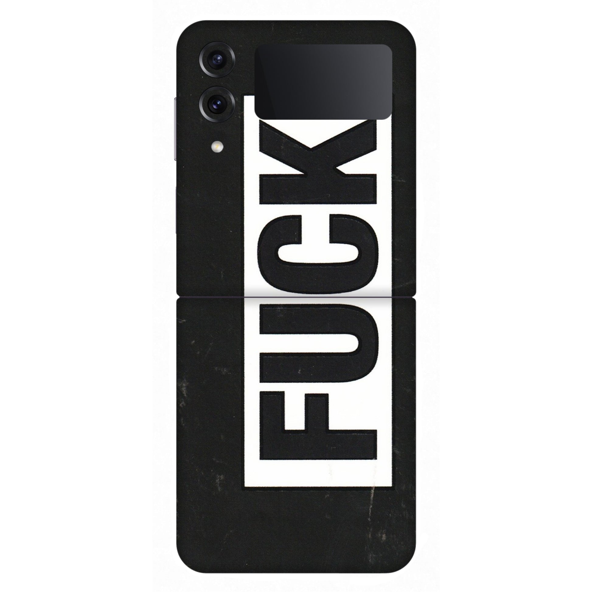 Samsung M/F/Note/Flip and C Phone Skins (All Models) - The F Word - 3D Embossed Finish (L-255) Samsung Galaxy Z Flip 4