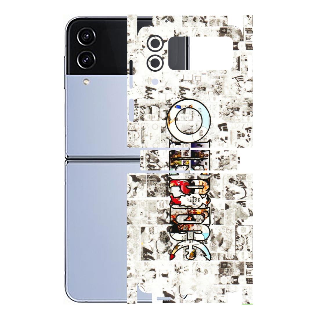 Samsung M/F/Note/Flip and C Phone Skins (All Models) - One Piece Manga - 3D Embossed Finish (L-26) Samsung Galaxy Z Flip 4