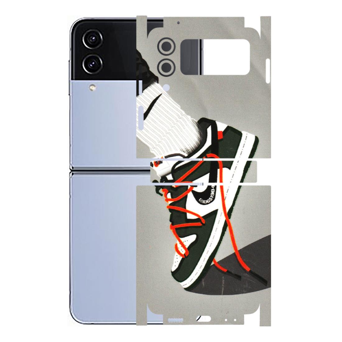 Samsung M/F/Note/Flip and C Phone Skins (All Models) - New Grey Sneaker - 3D Embossed Finish (L-261) Samsung Galaxy Z Flip 4