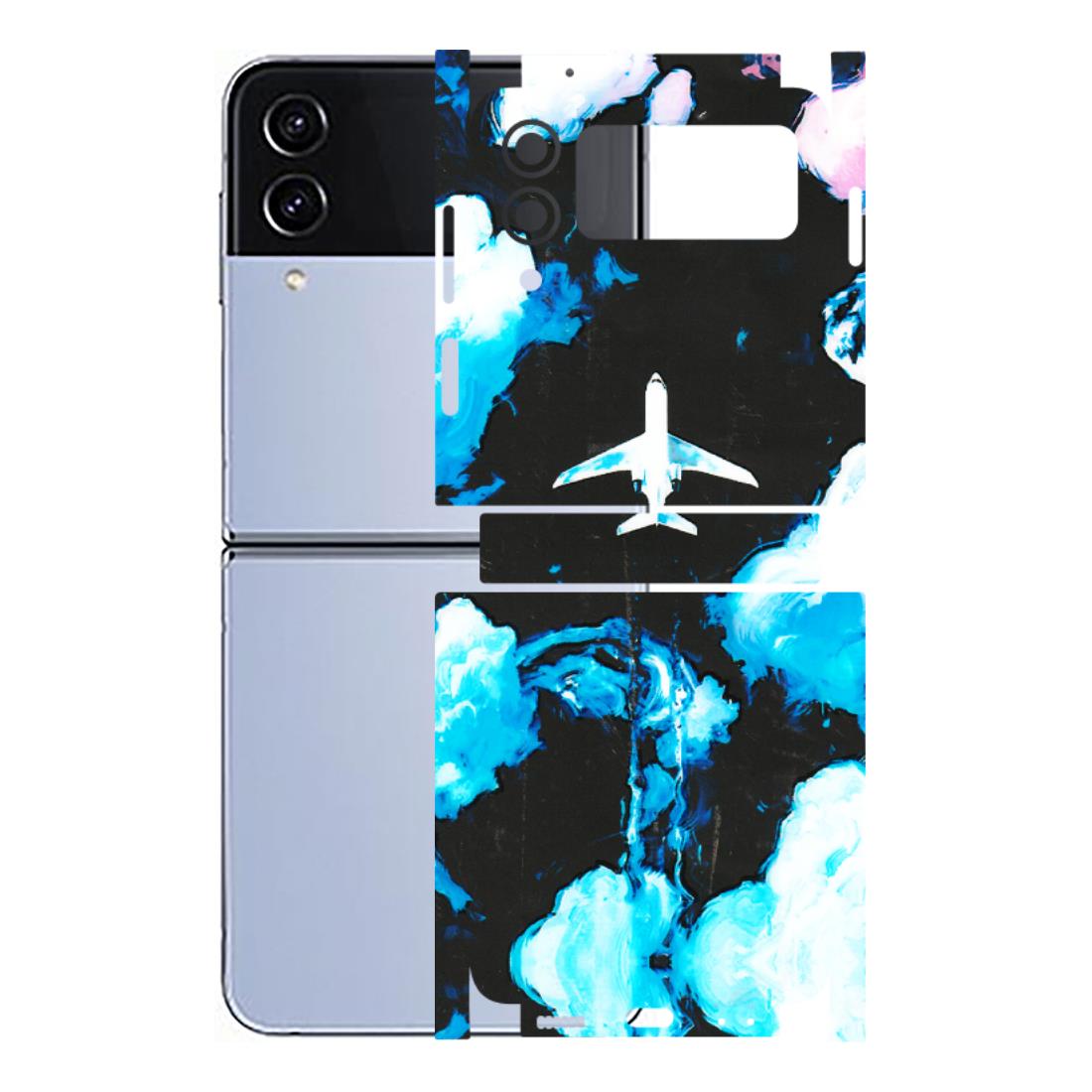 Samsung M/F/Note/Flip and C Phone Skins (All Models) - Travel In Airline - 3D Embossed Finish (L-264) Samsung Galaxy Z Flip 4