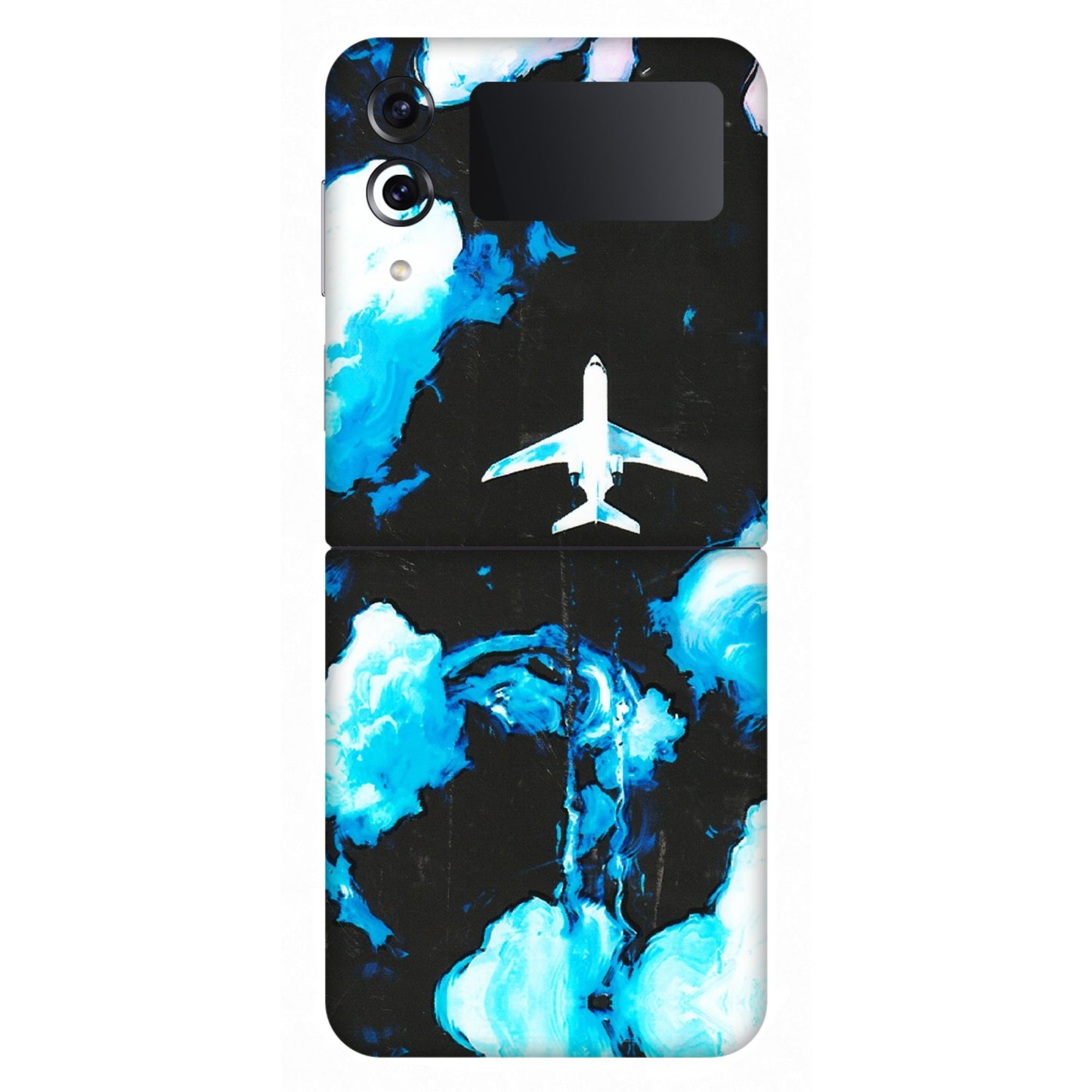 Samsung M/F/Note/Flip and C Phone Skins (All Models) - Travel In Airline - 3D Embossed Finish (L-264) Samsung Galaxy Z Flip 4