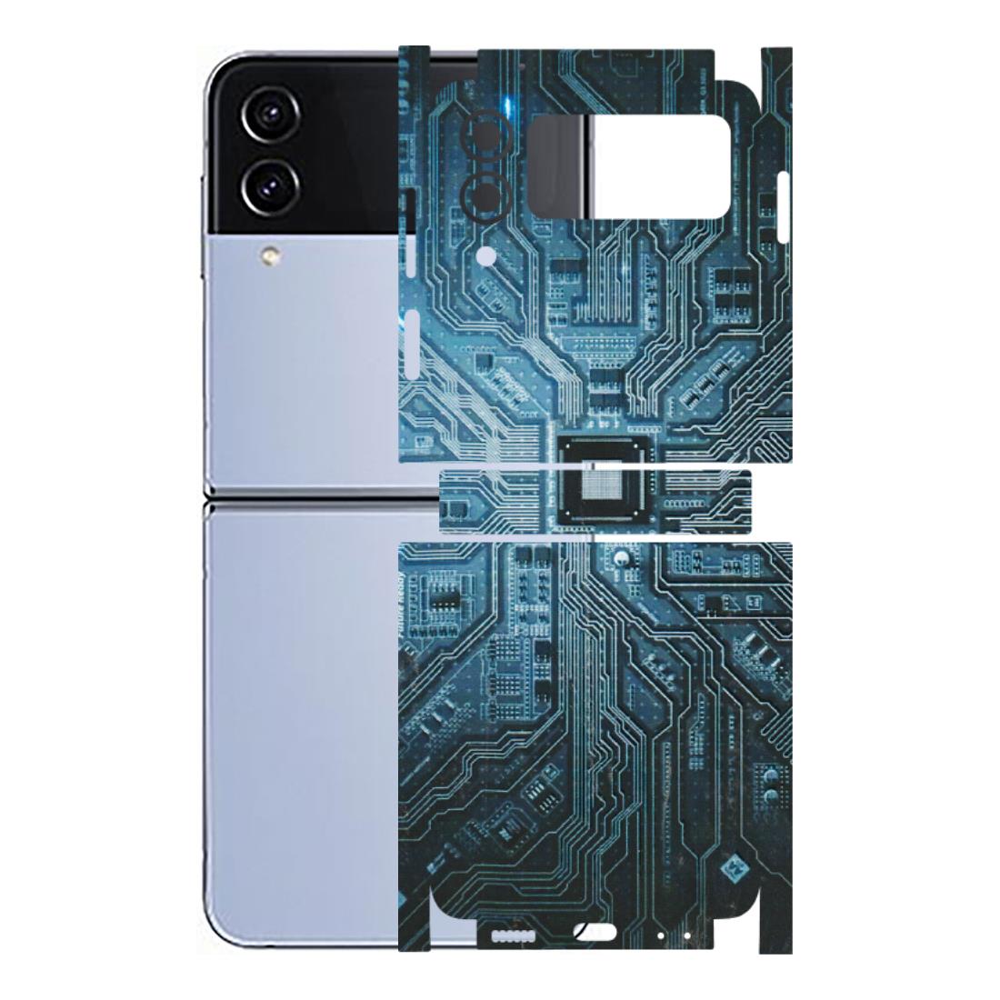 Samsung M/F/Note/Flip and C Phone Skins (All Models) - Original Circuit - 3D Embossed Finish (L-267) Samsung Galaxy Z Flip 4