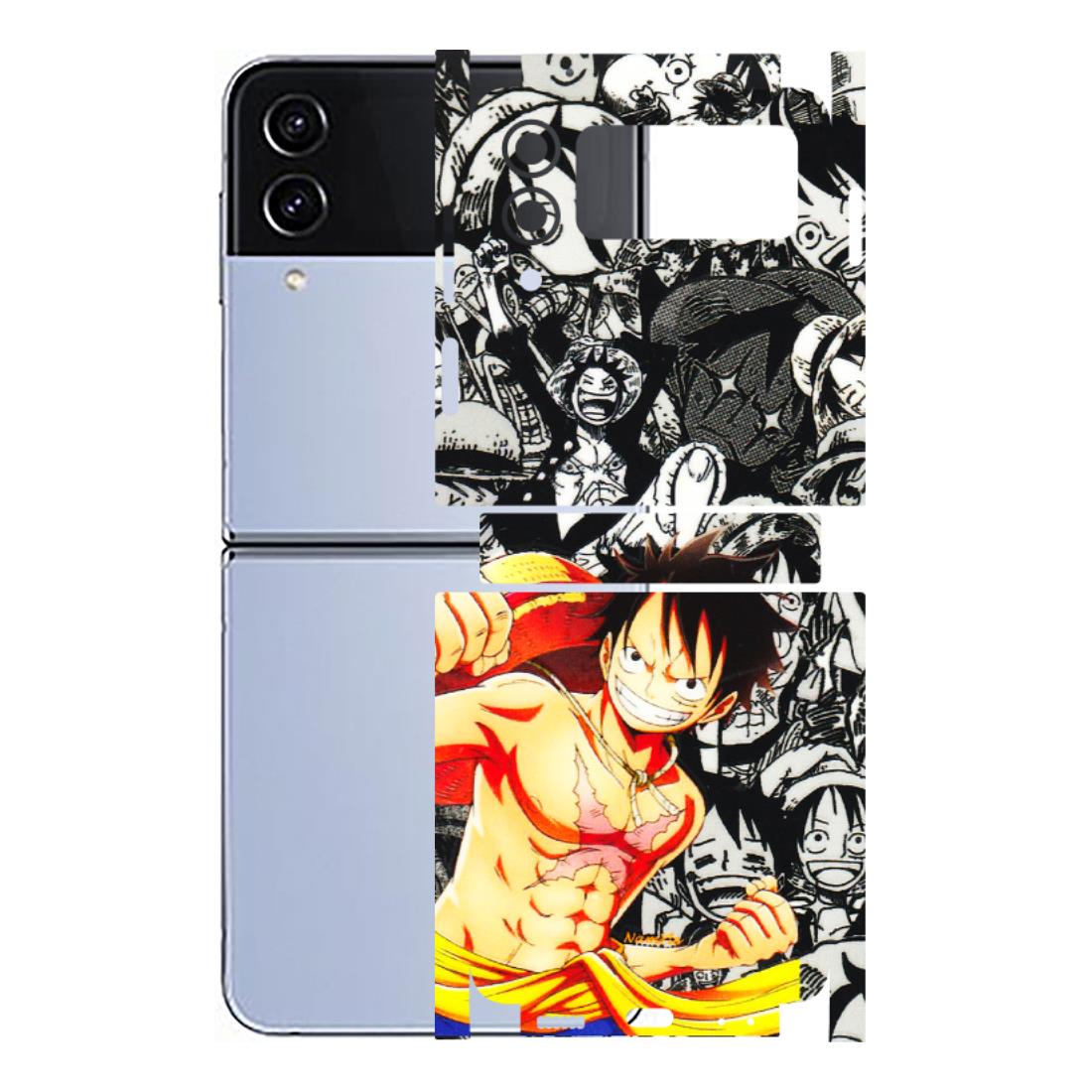 Samsung M/F/Note/Flip and C Phone Skins (All Models) - Anime Comics Games Doodles - 3D Embossed Finish (L-27) Samsung Galaxy Z Flip 4