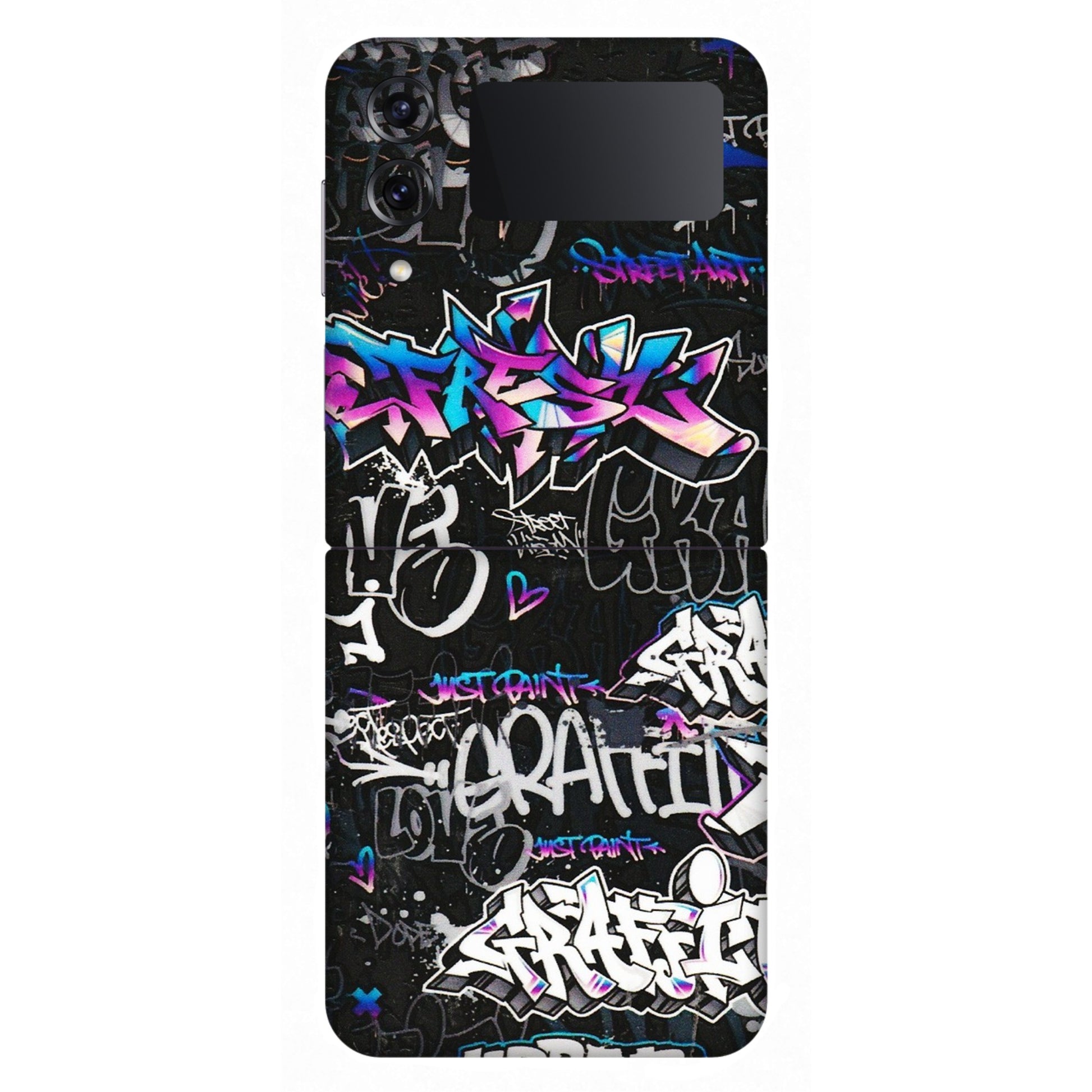 Samsung M/F/Note/Flip and C Phone Skins (All Models) - Graffiti Killer - 3D Embossed Finish (L-274) Samsung Galaxy Z Flip 4