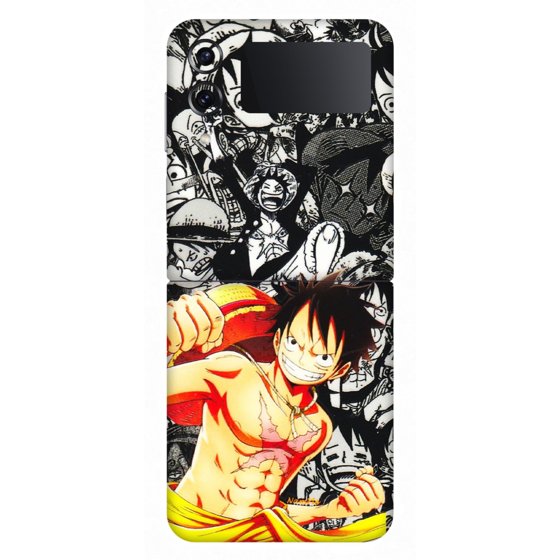 Samsung M/F/Note/Flip and C Phone Skins (All Models) - Anime Comics Games Doodles - 3D Embossed Finish (L-27) Samsung Galaxy Z Flip 4