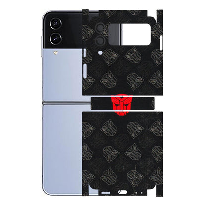 Samsung M/F/Note/Flip and C Phone Skins (All Models) - Transformers Devastation - 3D Embossed Finish (L-301) Samsung Galaxy Z Flip 4