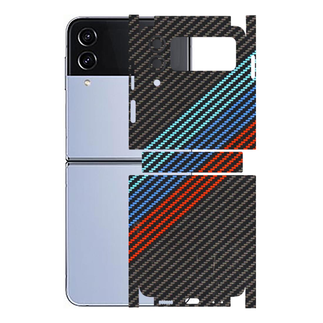 Samsung M/F/Note/Flip and C Phone Skins (All Models) - Carbon BM - 3D Embossed Finish (L-302) Samsung Galaxy Z Flip 4