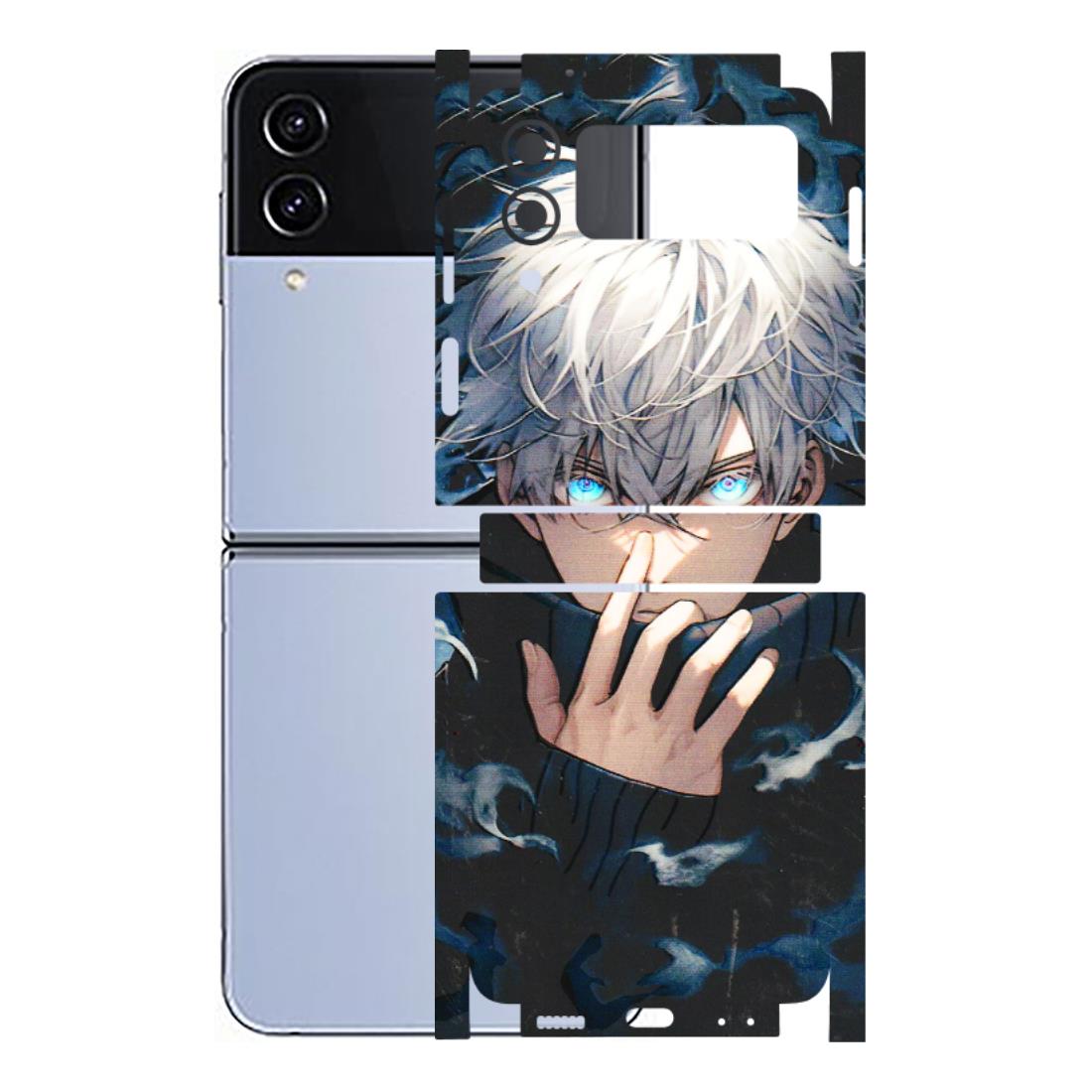 Samsung M/F/Note/Flip and C Phone Skins (All Models) - New Jujutsu Kaisen Anime - 3D Embossed Finish (L-313) Samsung Galaxy Z Flip 4