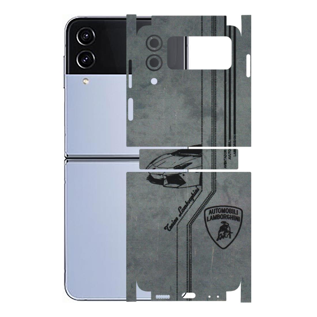 Samsung M/F/Note/Flip and C Phone Skins (All Models) - New Lamborgini Aventador - 3D Embossed Finish (L-321) Samsung Galaxy Z Flip 4