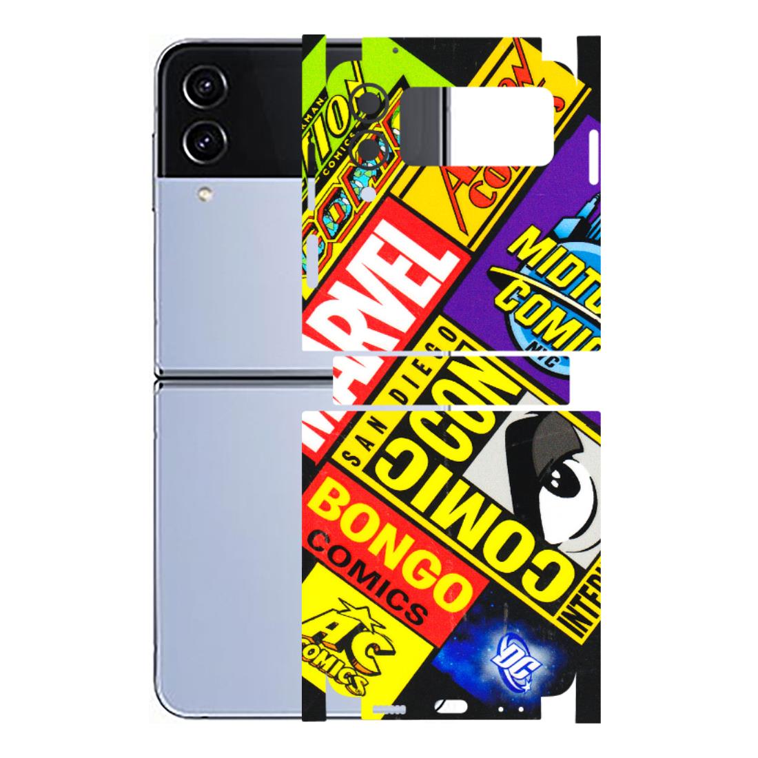 Samsung M/F/Note/Flip and C Phone Skins (All Models) - Bongo Comic Con - 3D Embossed Finish (L-325) Samsung Galaxy Z Flip 4