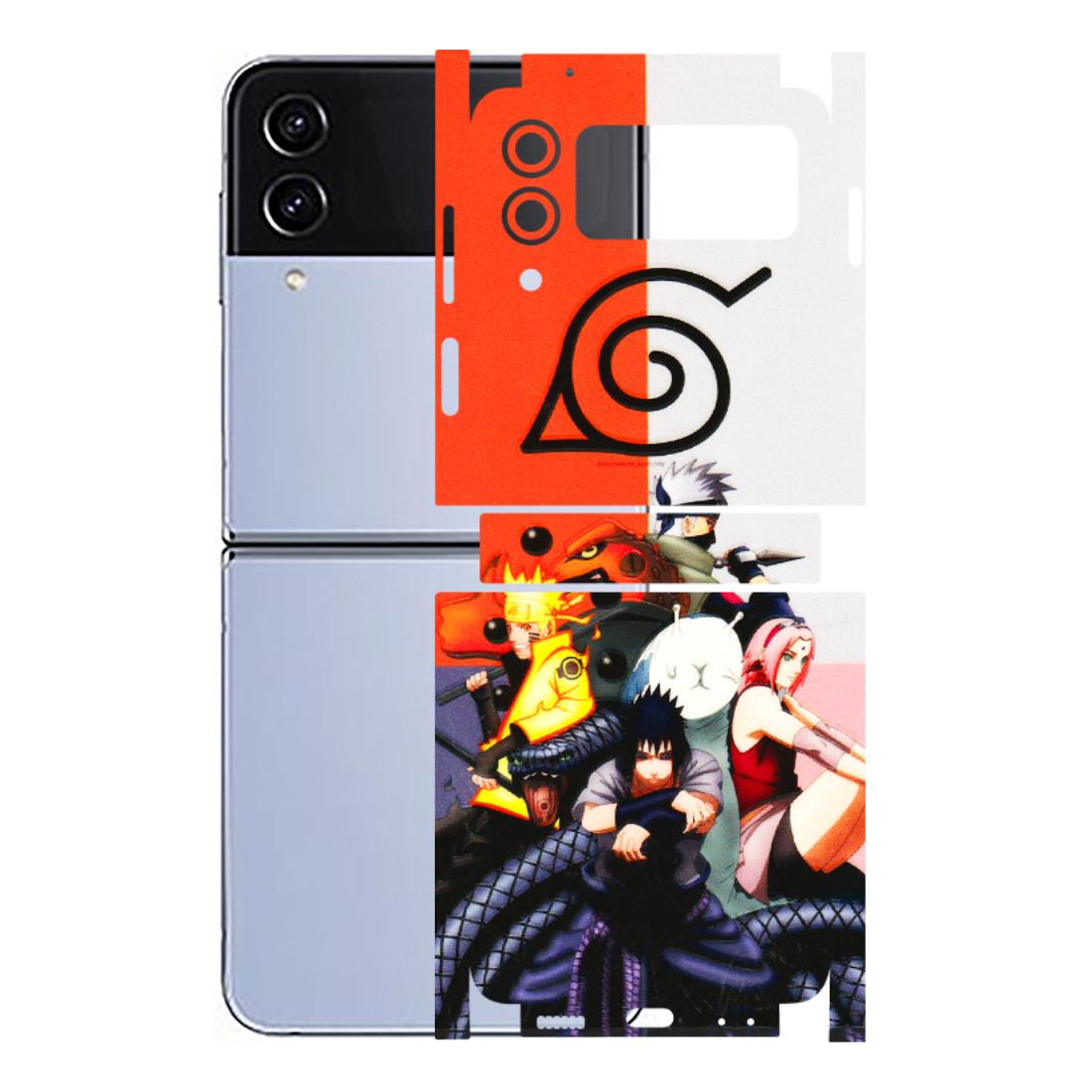Samsung M/F/Note/Flip and C Phone Skins (All Models) - Naruto Final Fight - 3D Embossed Finish (L-33) Samsung Galaxy Z Flip 4