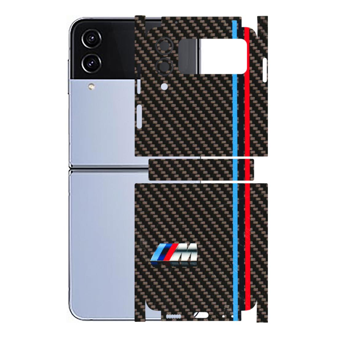 Samsung M/F/Note/Flip and C Phone Skins (All Models) - BM Carbon Fiber Feels - 3D Embossed Finish (L-38) Samsung Galaxy Z Flip 4