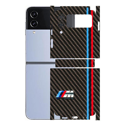 Samsung M/F/Note/Flip and C Phone Skins (All Models) - BM Carbon Fiber Feels - 3D Embossed Finish (L-38) Samsung Galaxy Z Flip 4