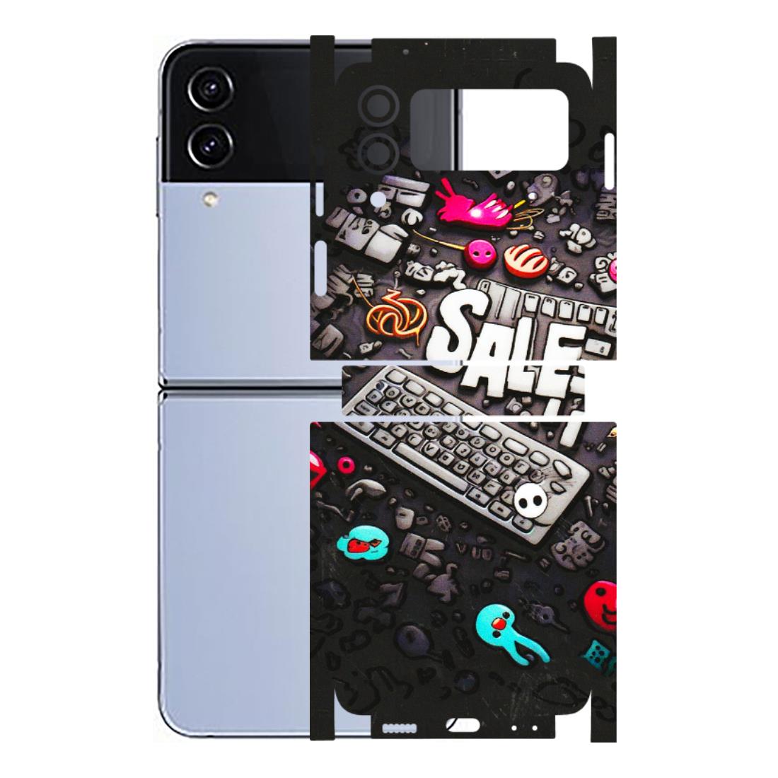 Samsung M/F/Note/Flip and C Phone Skins (All Models) - Gadgets Sale - 3D Embossed Finish (L-50) Samsung Galaxy Z Flip 4