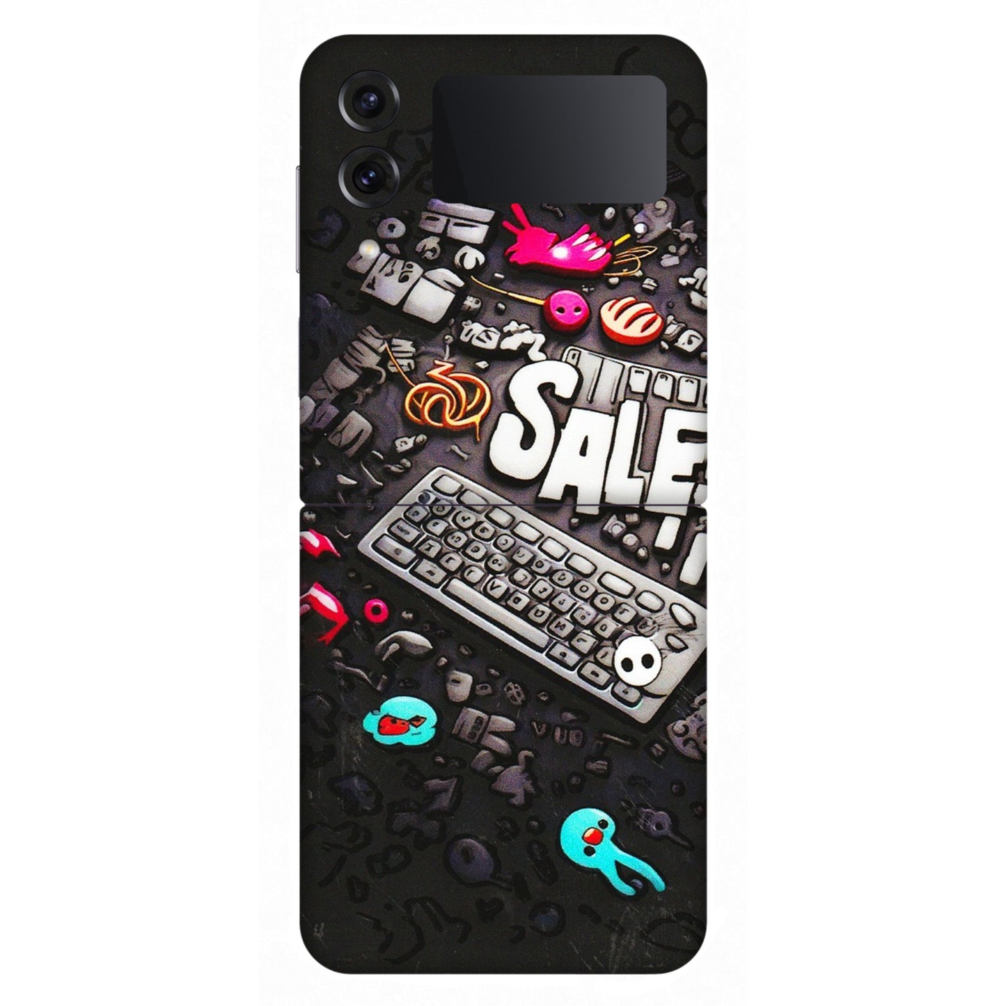 Samsung M/F/Note/Flip and C Phone Skins (All Models) - Gadgets Sale - 3D Embossed Finish (L-50) Samsung Galaxy Z Flip 4