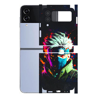 Samsung M/F/Note/Flip and C Phone Skins (All Models) - Anime Cool Character - 3D Embossed Finish (L-59) Samsung Galaxy Z Flip 4
