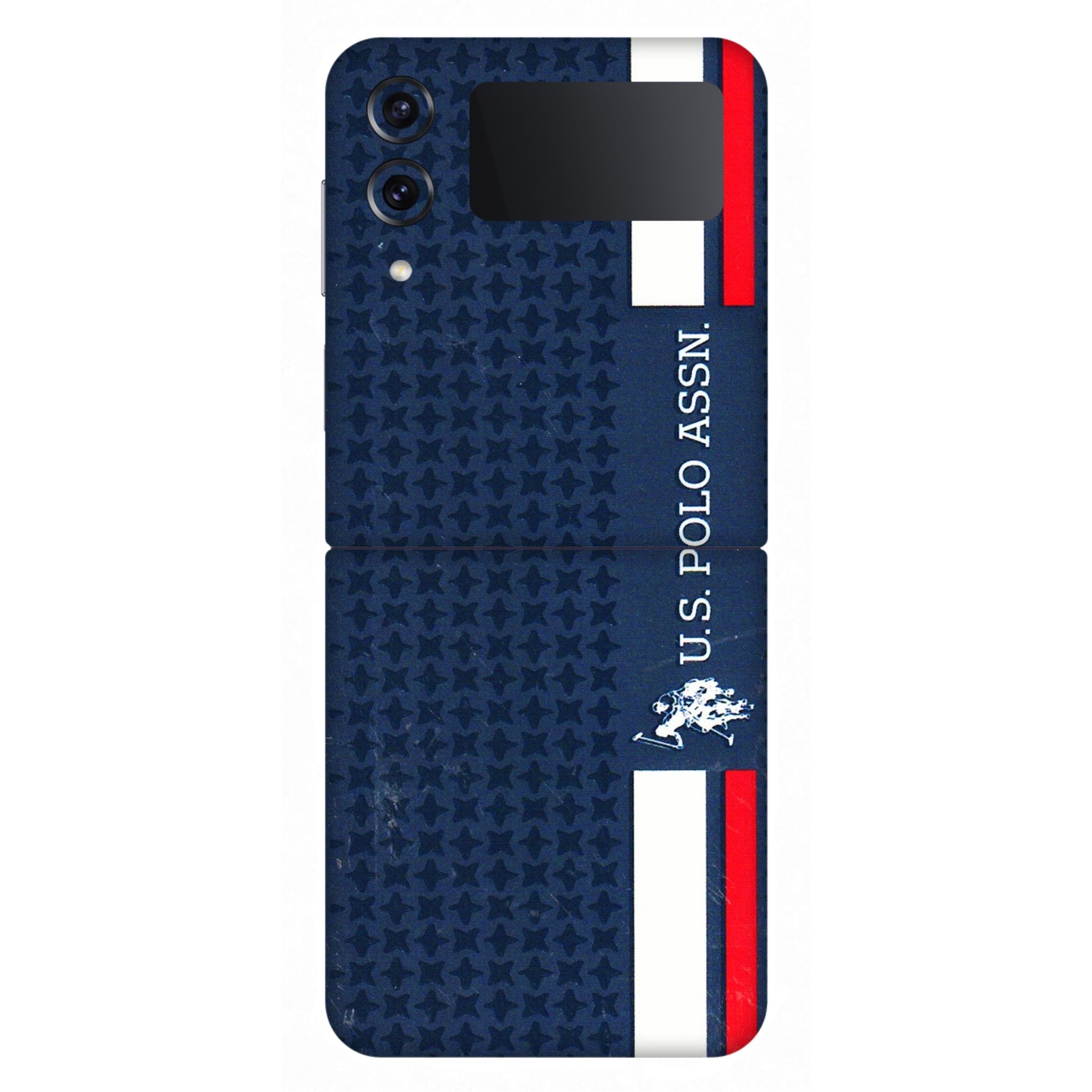 Samsung M/F/Note/Flip and C Phone Skins (All Models) - US POLO Designer Brand - 3D Embossed Finish (L-65) Samsung Galaxy Z Flip 4