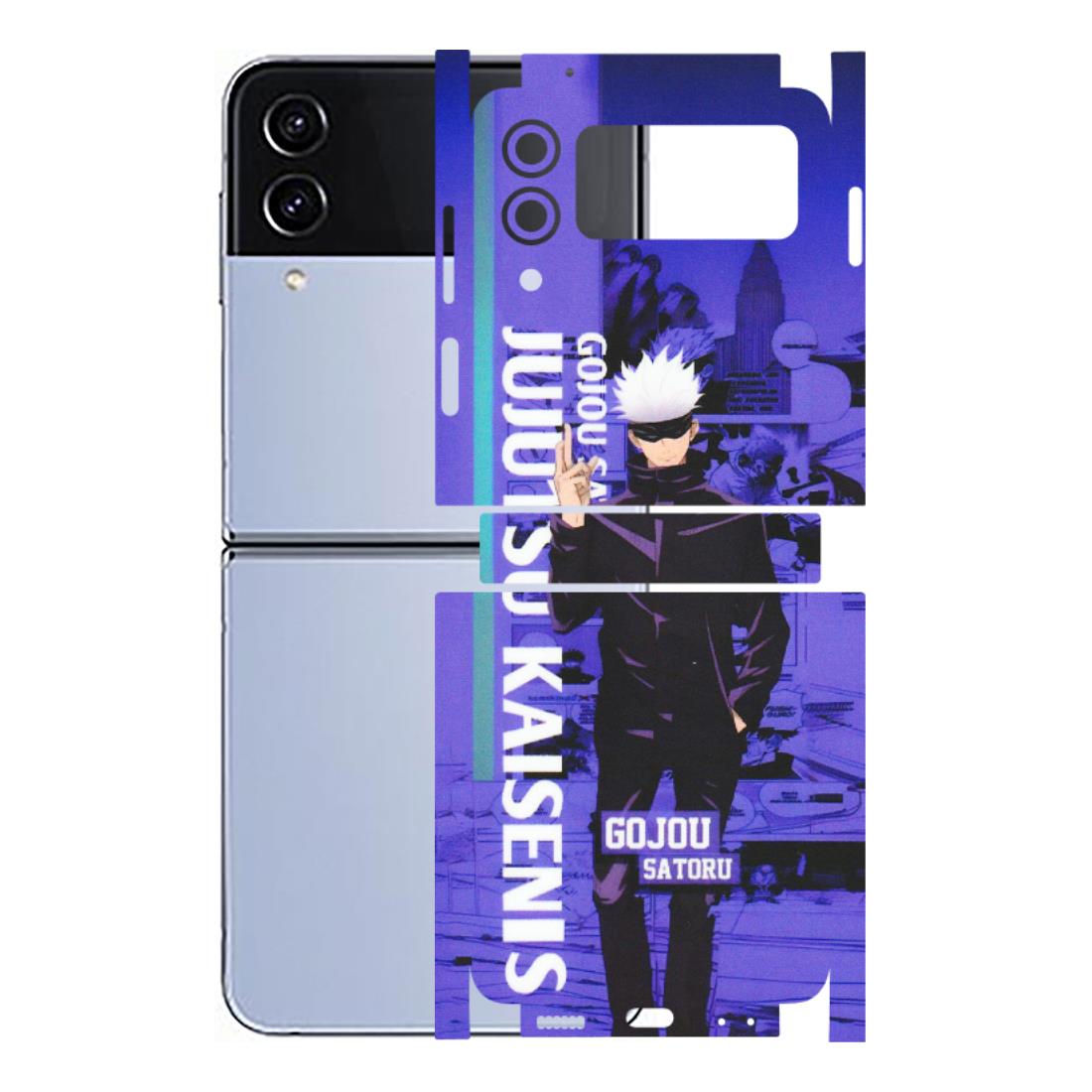 Samsung M/F/Note/Flip and C Phone Skins (All Models) - Jujutsu Kaisen Gojo - Matte Finish (M-05) Samsung Galaxy Z Flip 4