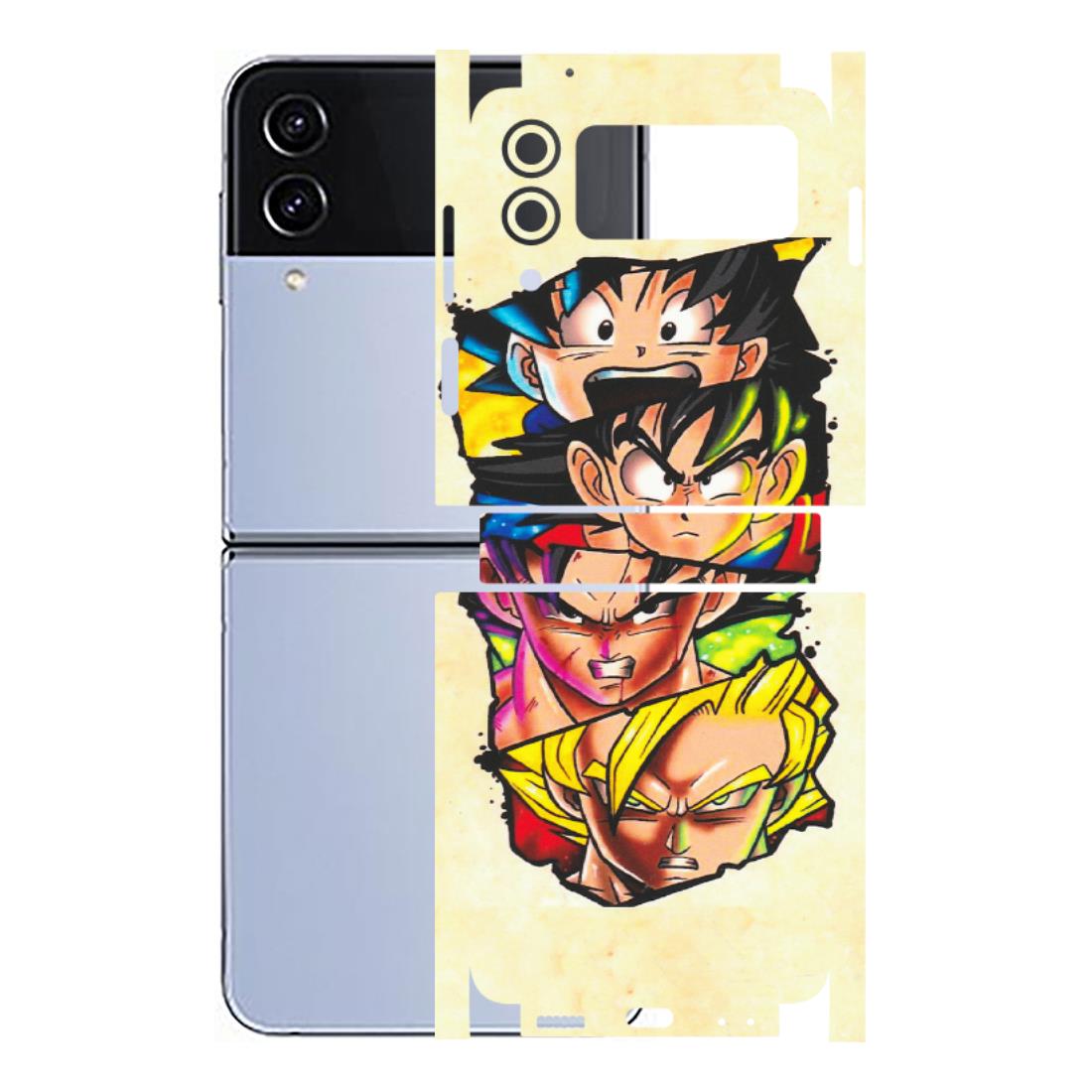Samsung M/F/Note/Flip and C Phone Skins (All Models) - Angry Multi Anime - Matte Finish (M-113) Samsung Galaxy Z Flip 4