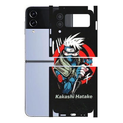 Samsung M/F/Note/Flip and C Phone Skins (All Models) - Naruto Kakashi Hatake Killer - Matte Finish (M-114) Samsung Galaxy Z Flip 4