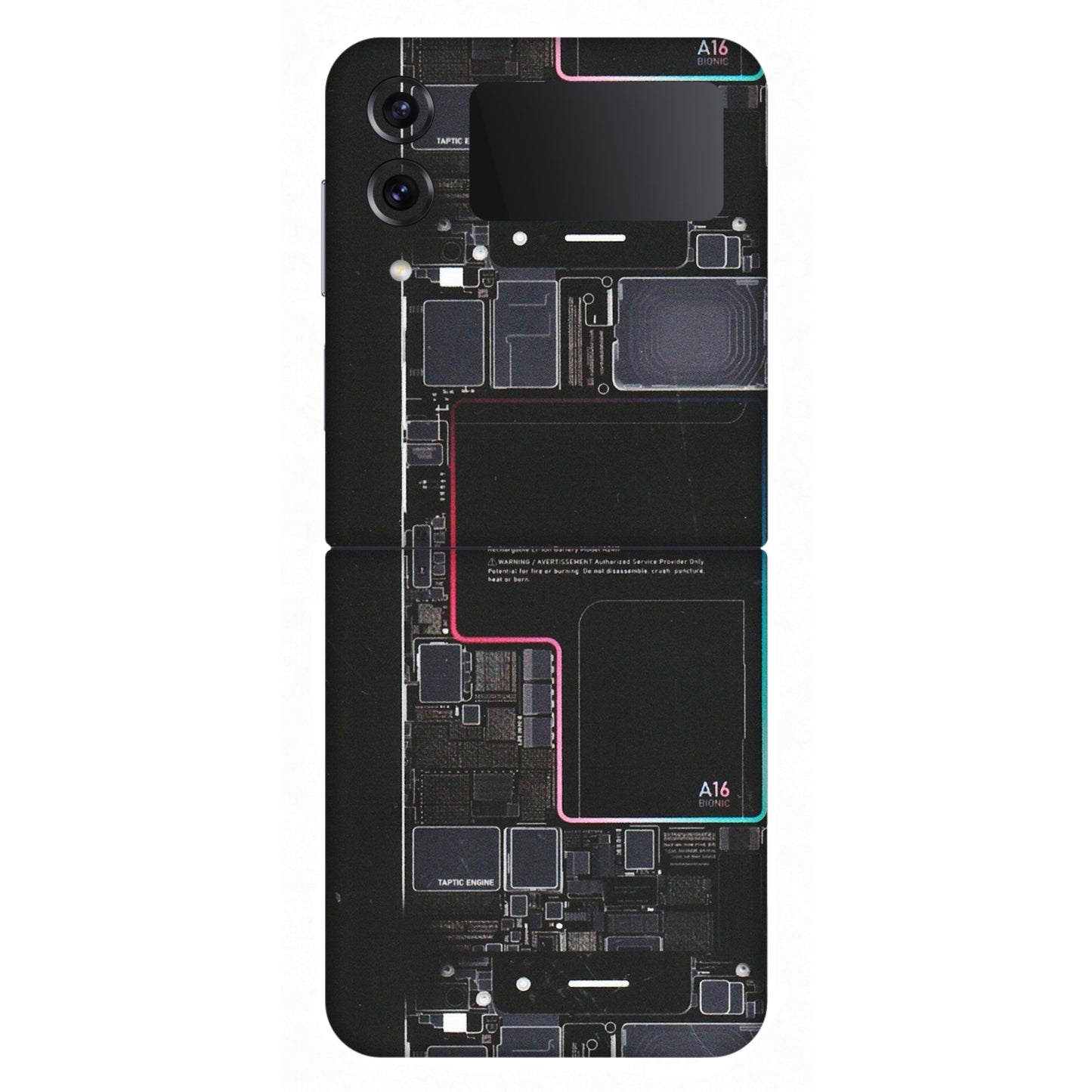 Samsung M/F/Note/Flip and C Phone Skins (All Models) - Motherboard Circuit Layout - Matte Finish (M-117) Samsung Galaxy Z Flip 4