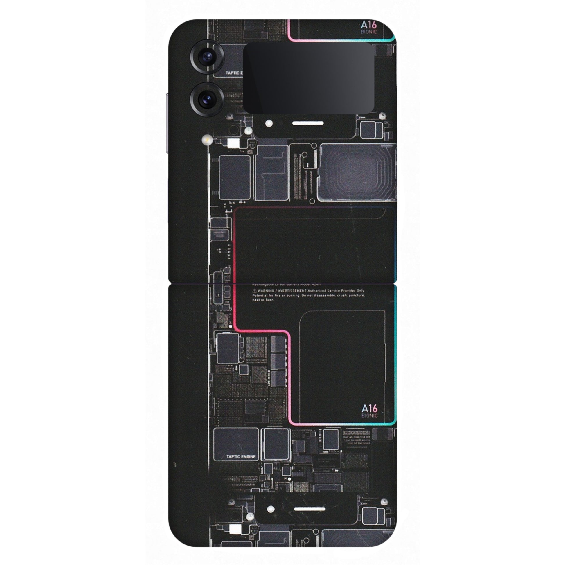 Samsung M/F/Note/Flip and C Phone Skins (All Models) - Motherboard Circuit Layout - Matte Finish (M-117) Samsung Galaxy Z Flip 4