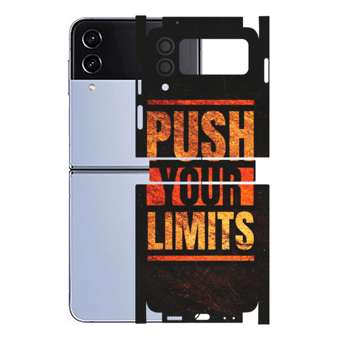 Samsung M/F/Note/Flip and C Phone Skins (All Models) - Push Your Limits - Matte Finish (M-118) Samsung Galaxy Z Flip 4