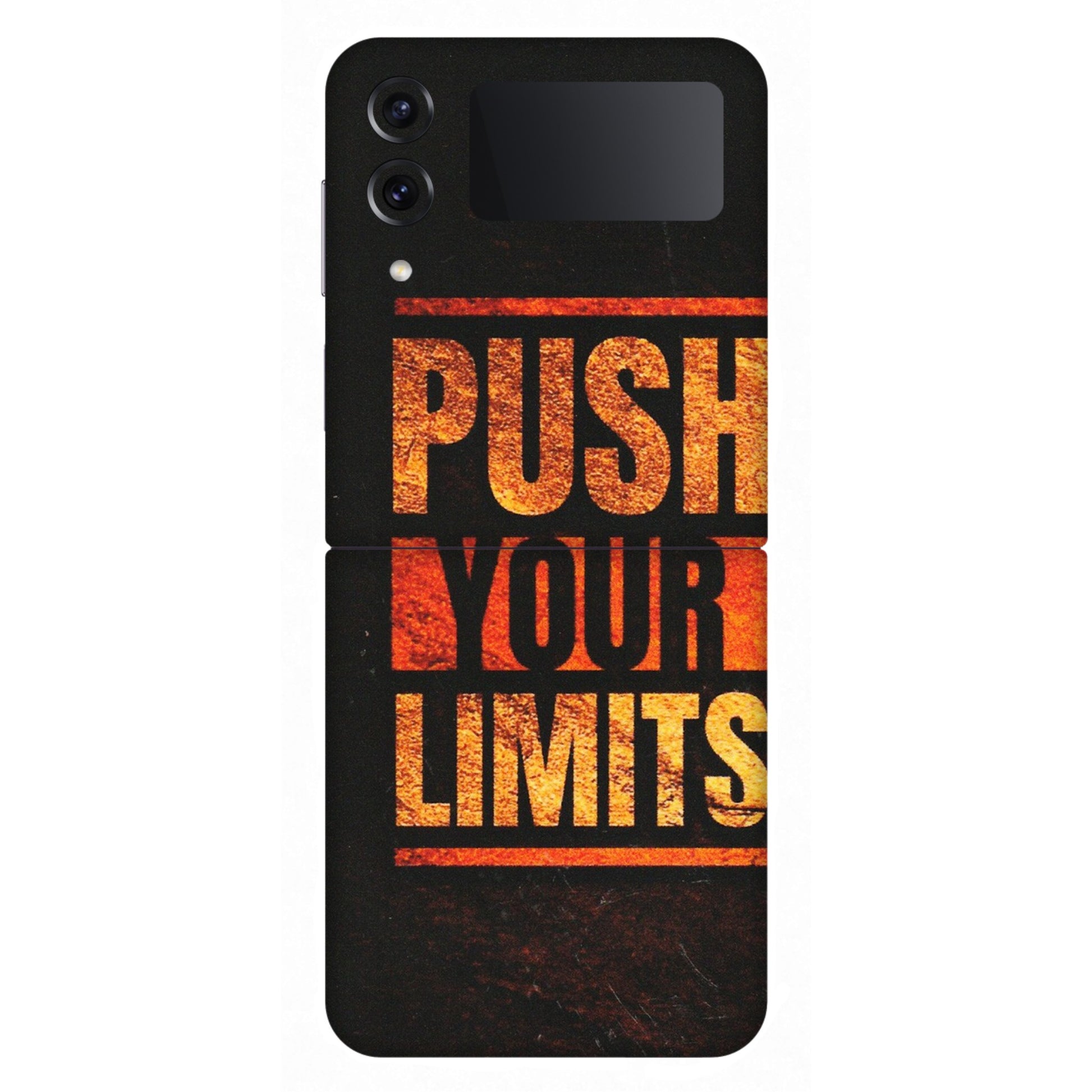 Samsung M/F/Note/Flip and C Phone Skins (All Models) - Push Your Limits - Matte Finish (M-118) Samsung Galaxy Z Flip 4