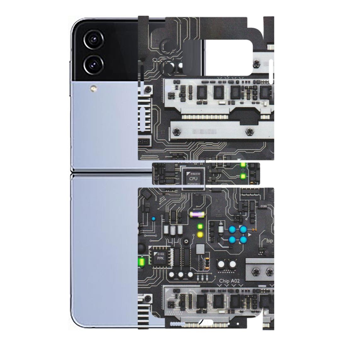 Samsung M/F/Note/Flip and C Phone Skins (All Models) - Motherboard Internals - Matte Finish (M-135) Samsung Galaxy Z Flip 4