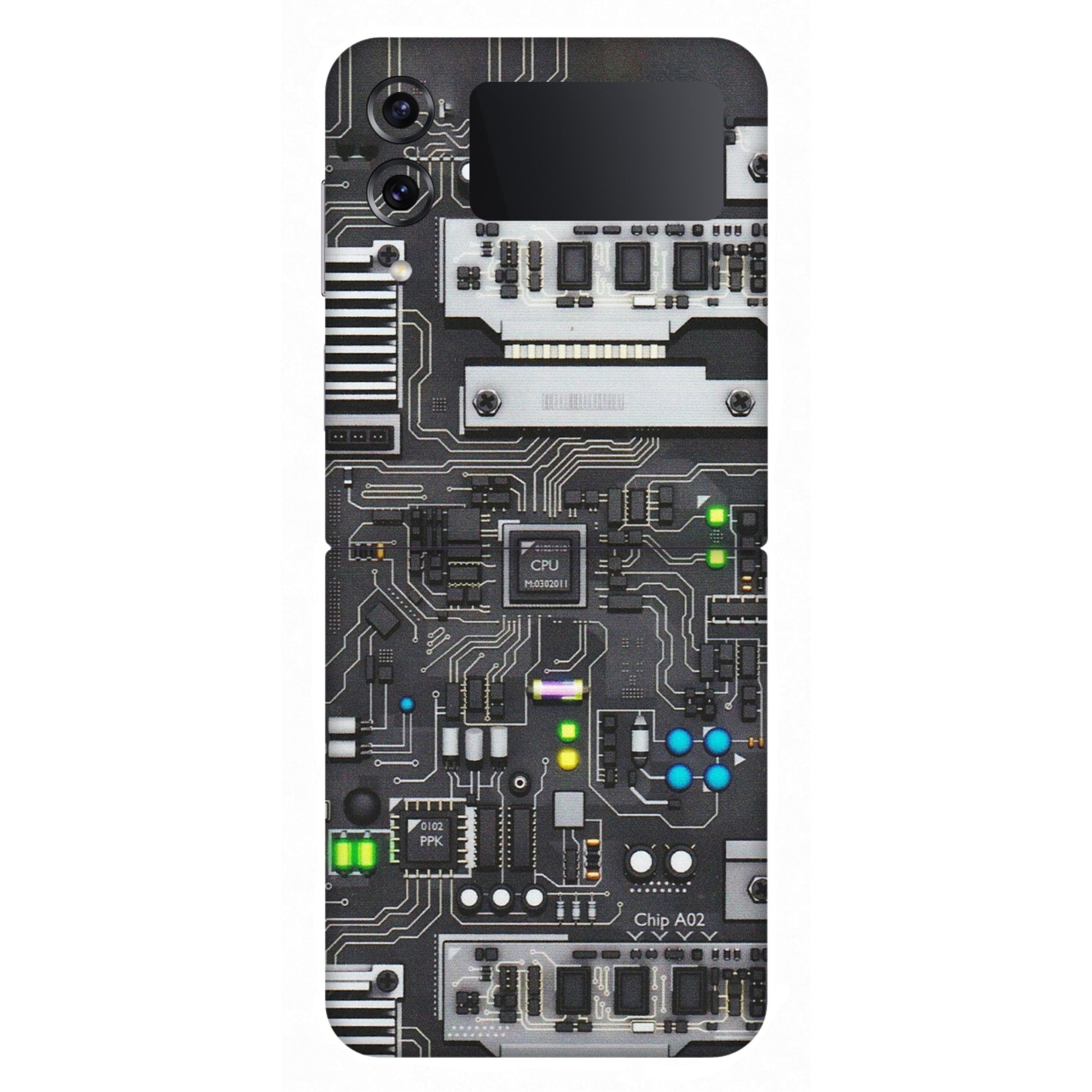 Samsung M/F/Note/Flip and C Phone Skins (All Models) - Motherboard Internals - Matte Finish (M-135) Samsung Galaxy Z Flip 4